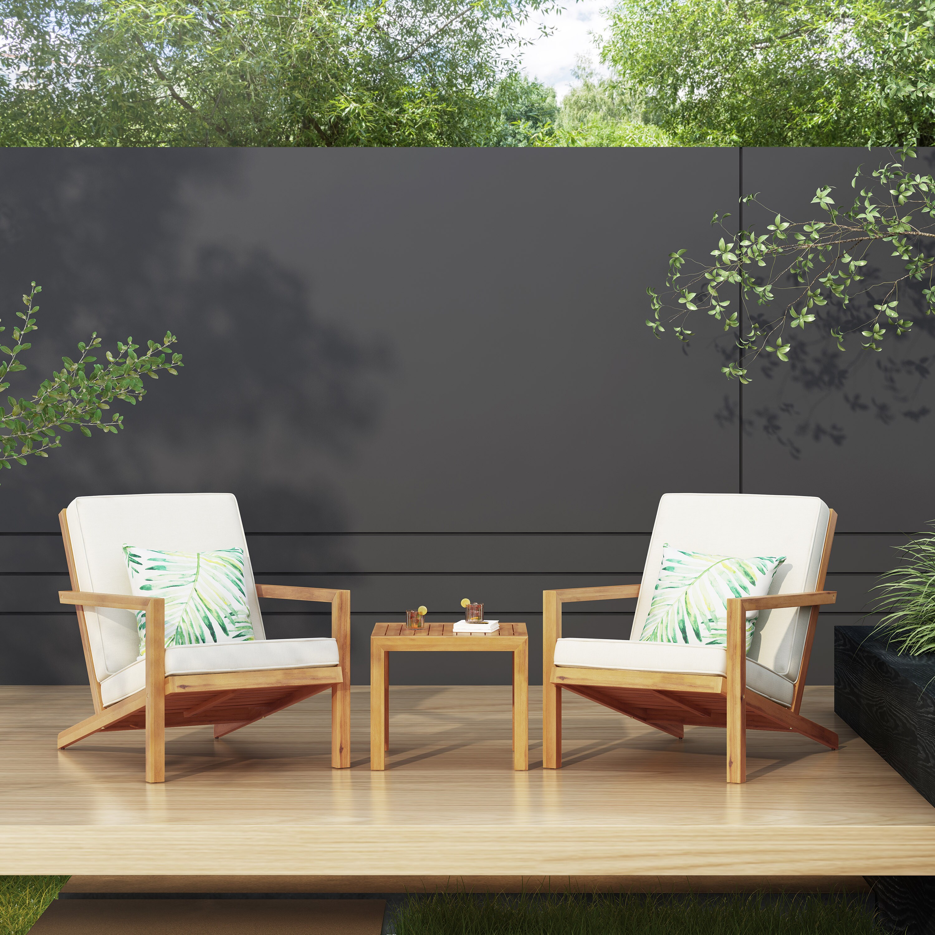 ModernLuxe L-60915.00TEACRM Patio-Conversation-Sets - View #2