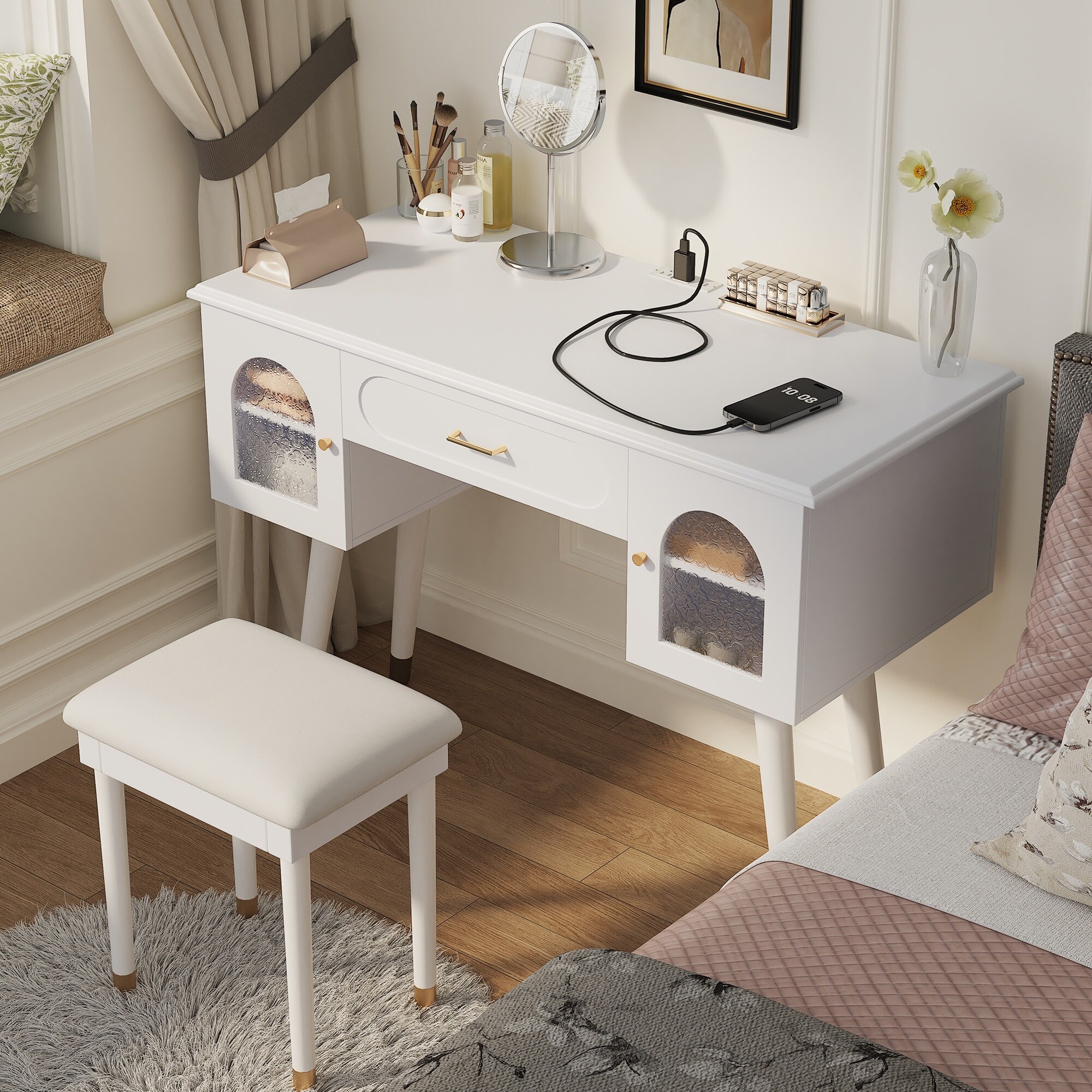 Vorene J-T7V02QF1AE39 Bedroom-Vanities - View #2