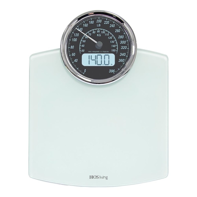 Bios Medical 396-lb Digital Black Bathroom Scale in the Bathroom Scales  department at