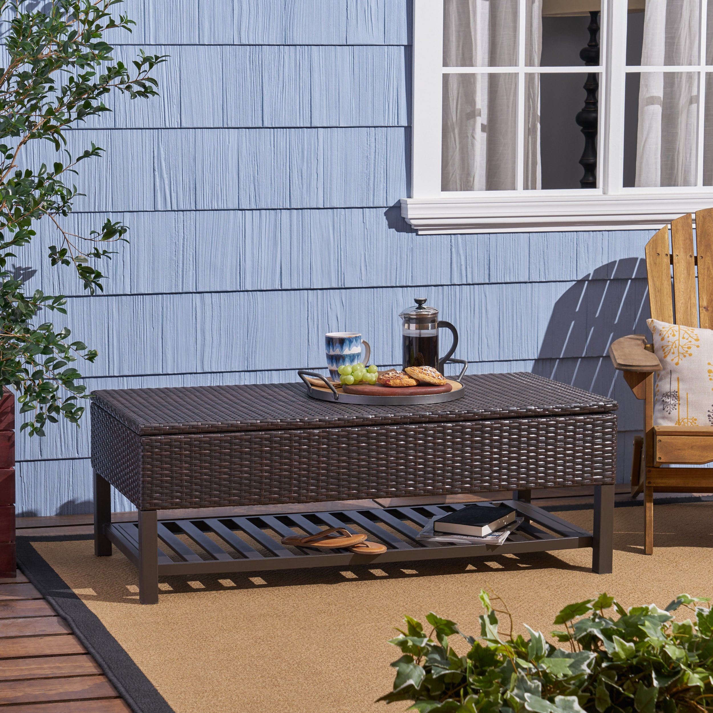 ModernLuxe L3P-63324.00MBRN bench - View #3