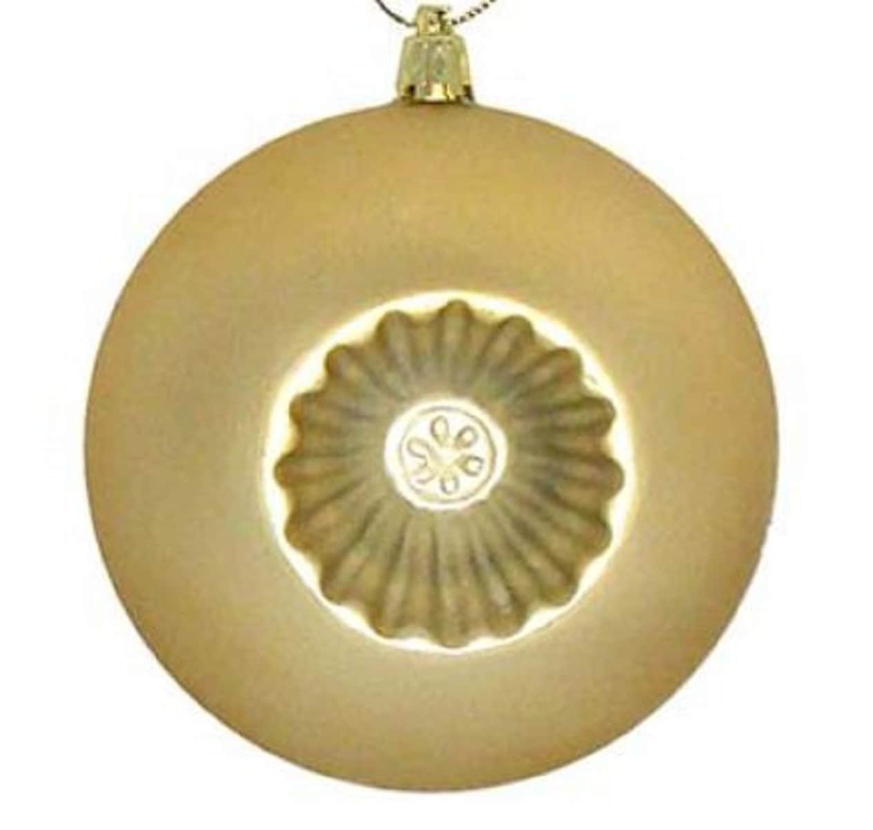 Northlight 30869949 6 -Pack Gold Ball Standard Indoor Ornament set Shatterproof
