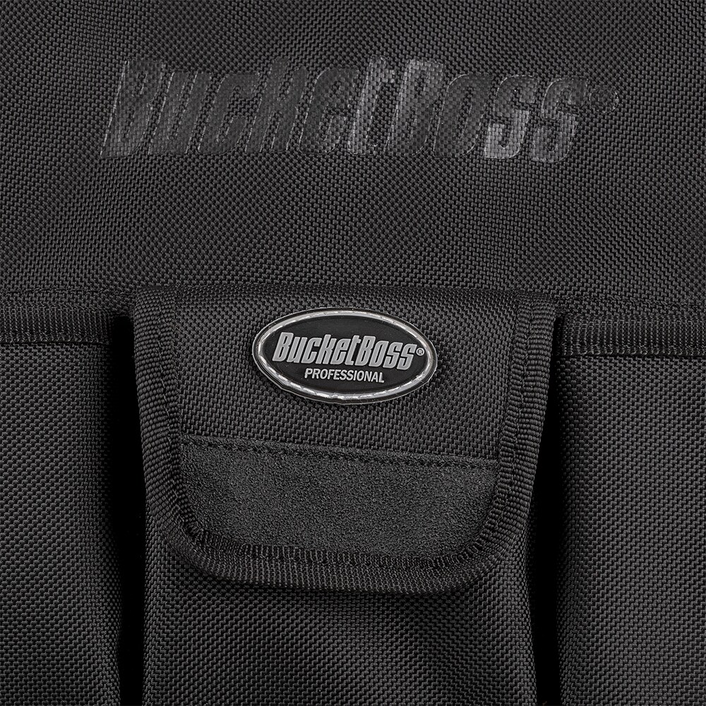 Bucket Boss Black Polyester 18-Inch Double-Wall Tool Bag