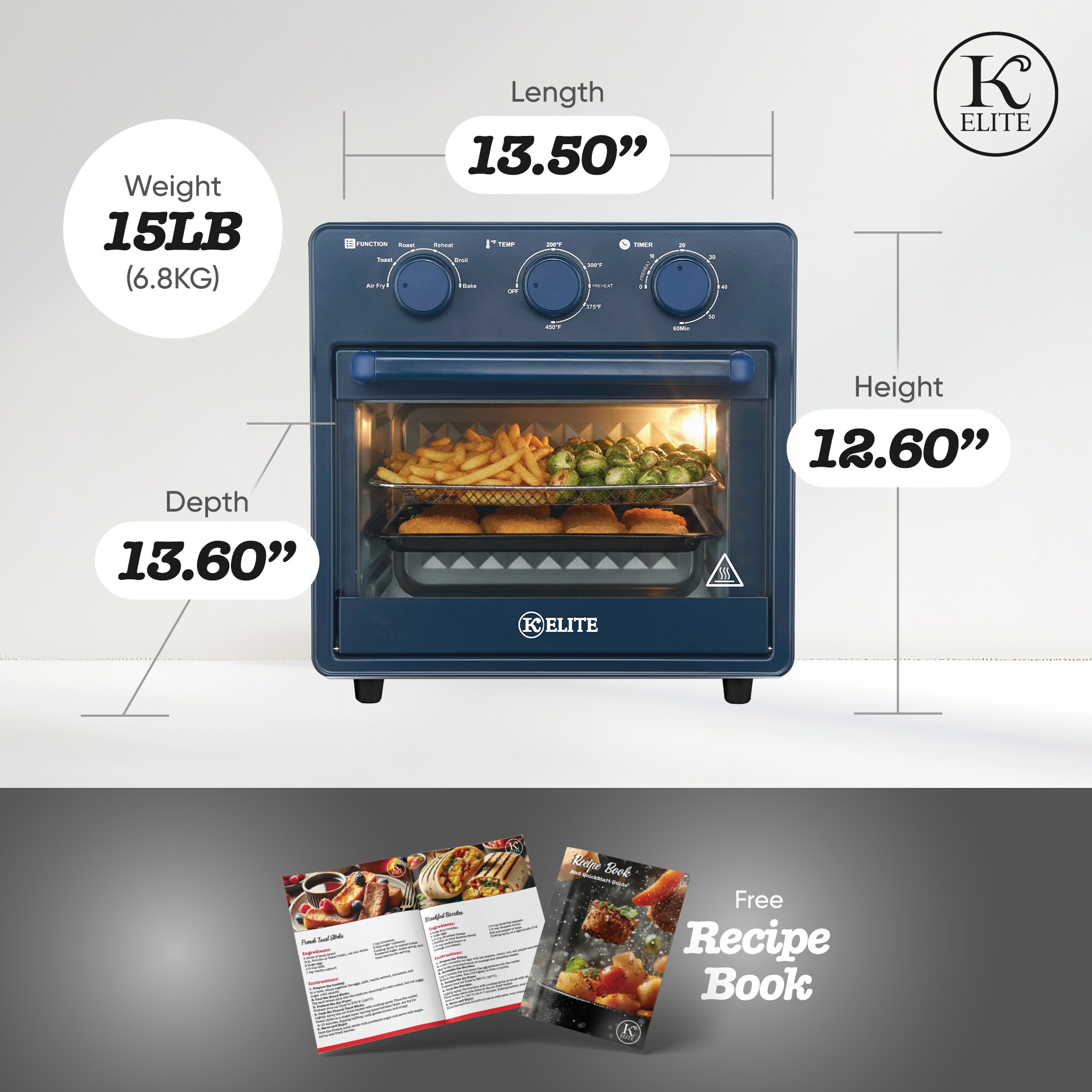 Kitchen Elite KE-AFO160BL b050573 - View #4