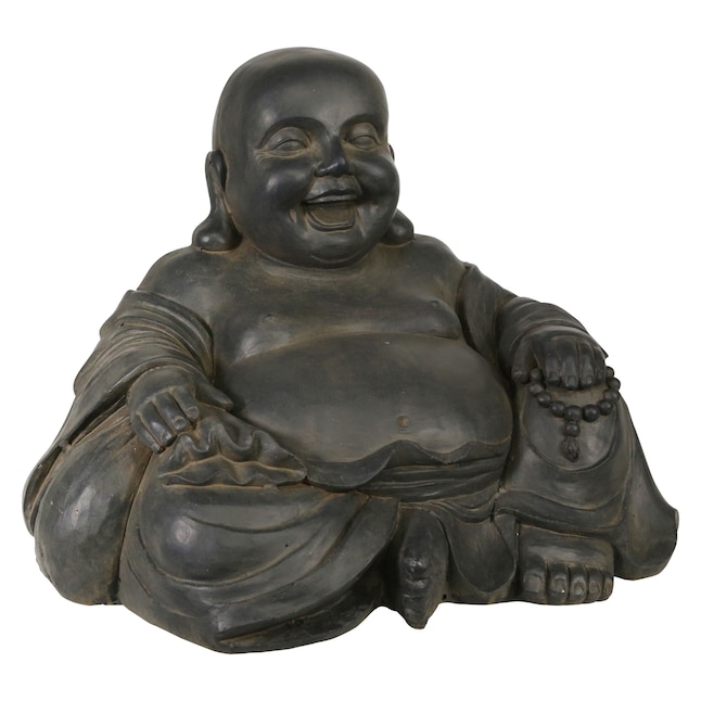 Sagebrook Home 18-in H x 23-in W Gray People Garden Statue at Lowes.com