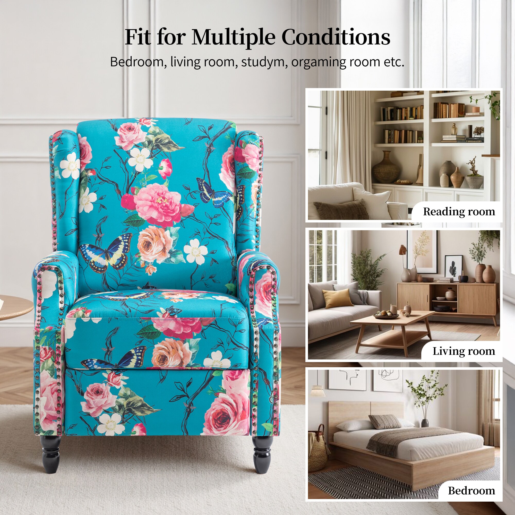 Dreamsidea LS-CH58-PEA BLU recliners - View #4