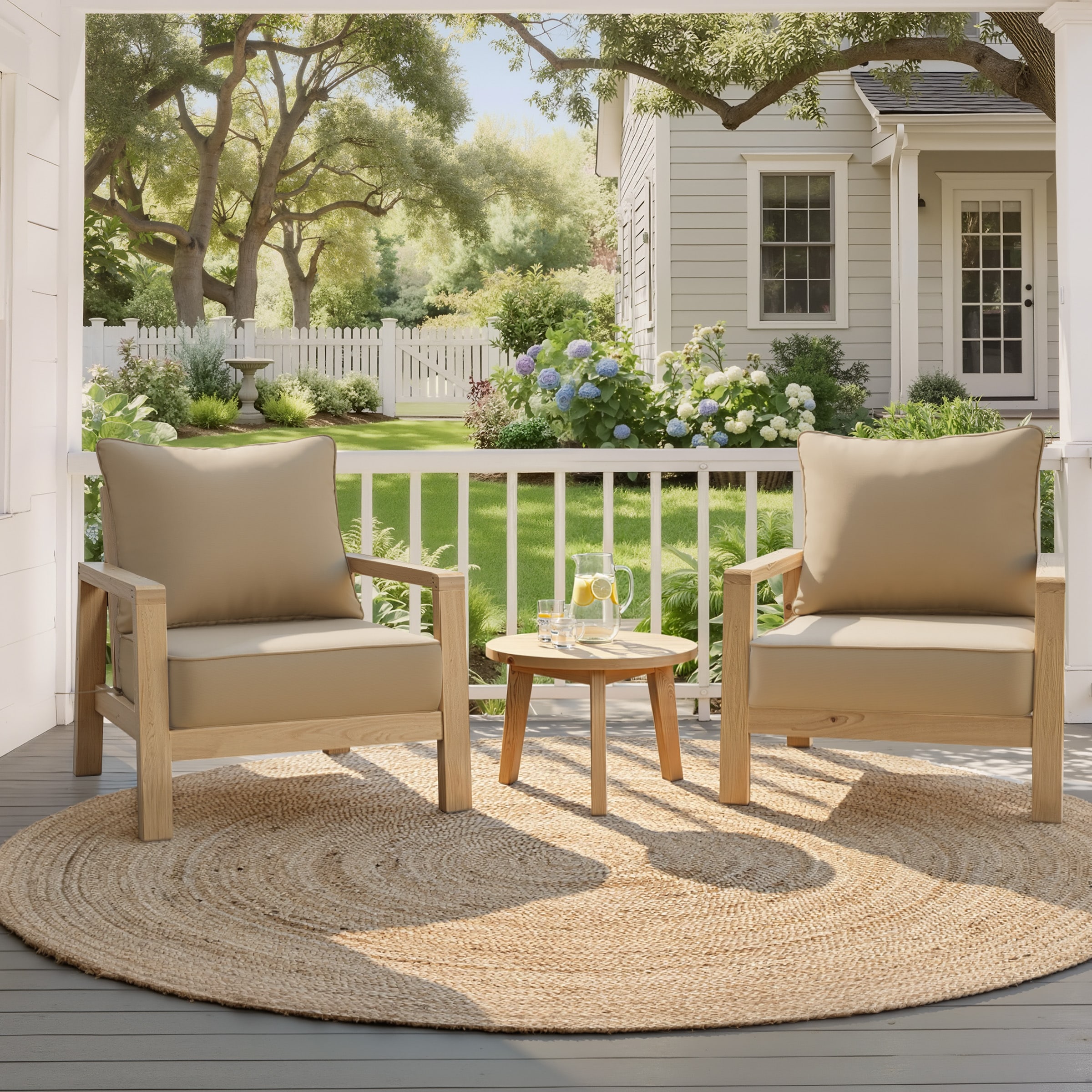 Pellebant ST25-CU112BEI-2 Patio-Furniture-Cushions - View #2