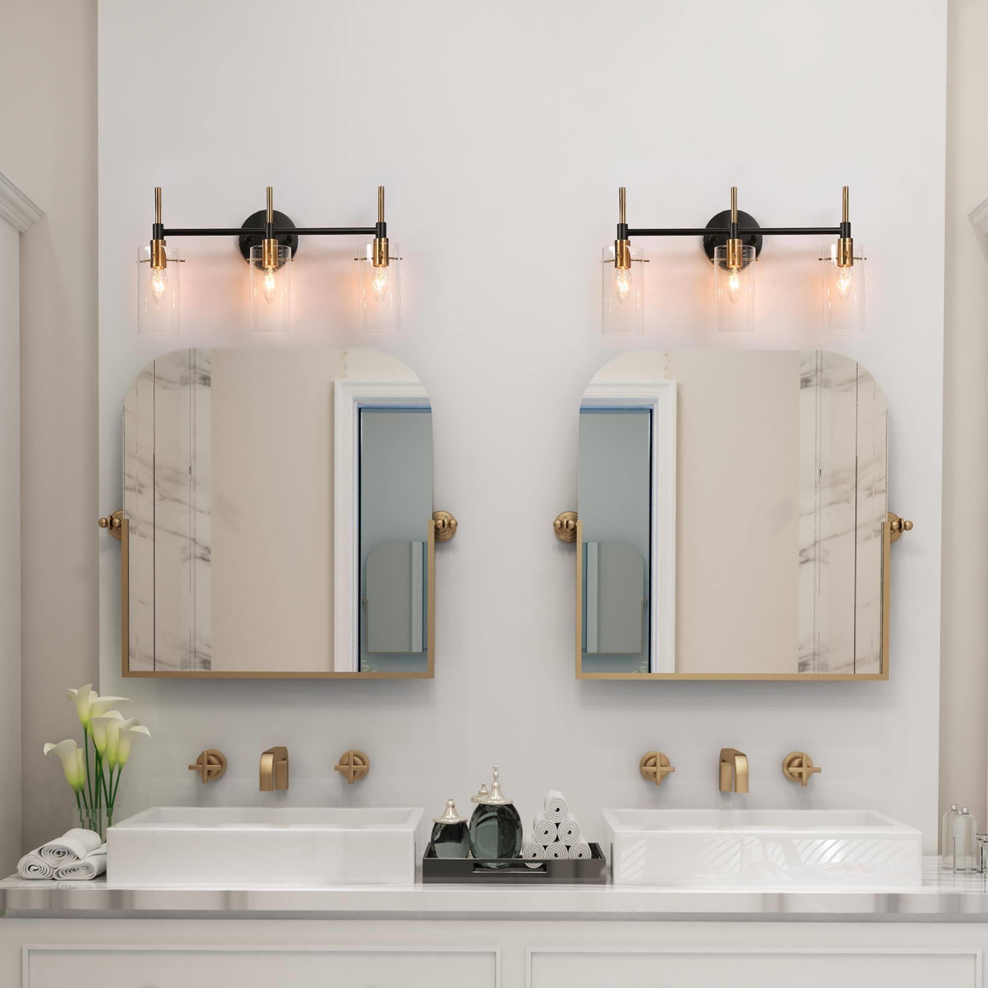 Lowes gold deals vanity light