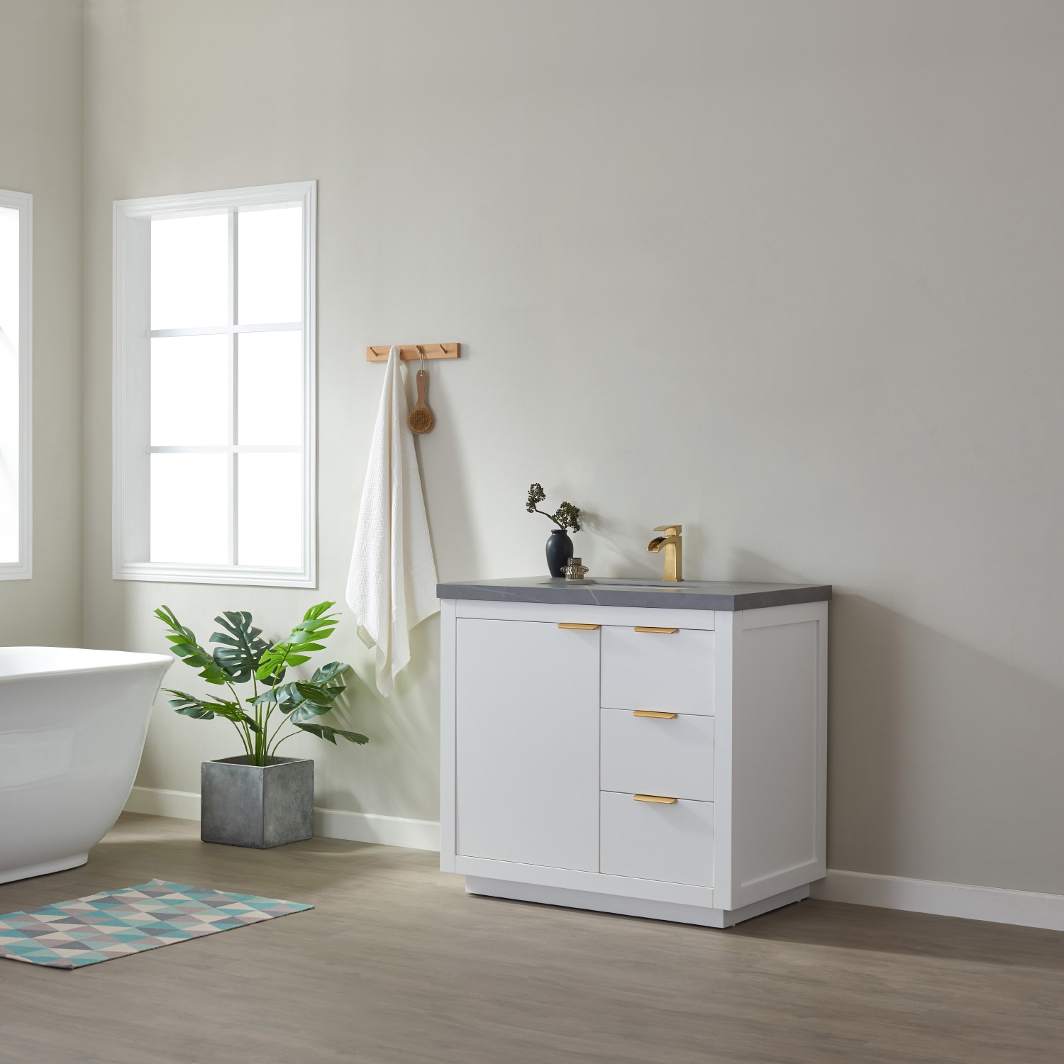 Vinnova 701536-WH-ALB-NM Bath-Vanity-Combo - View #11
