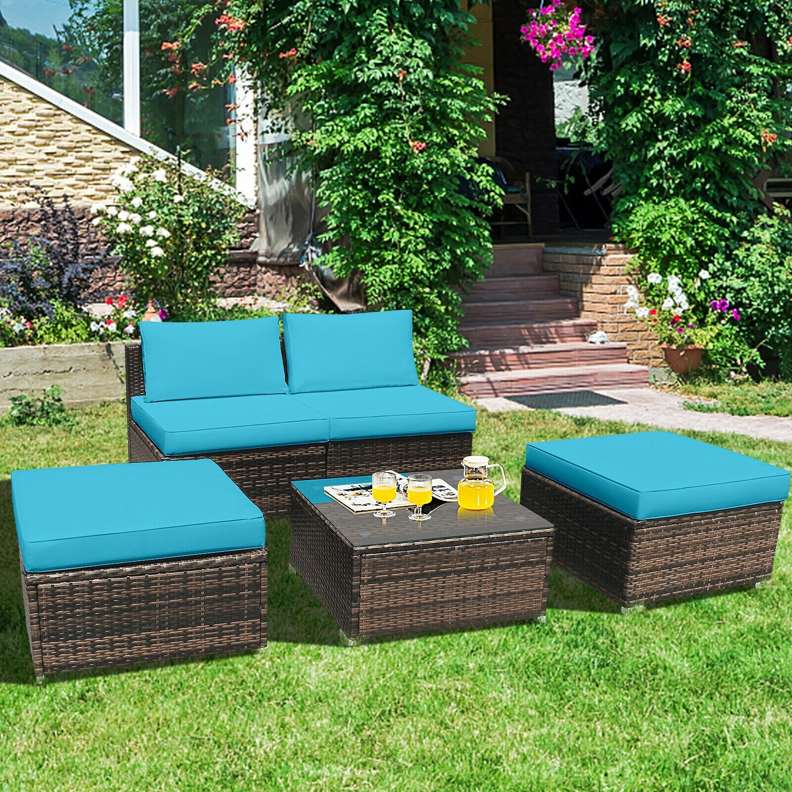 Slickblue D-CO-+AUT54766WH Patio-Sofas-Daybeds - View #2