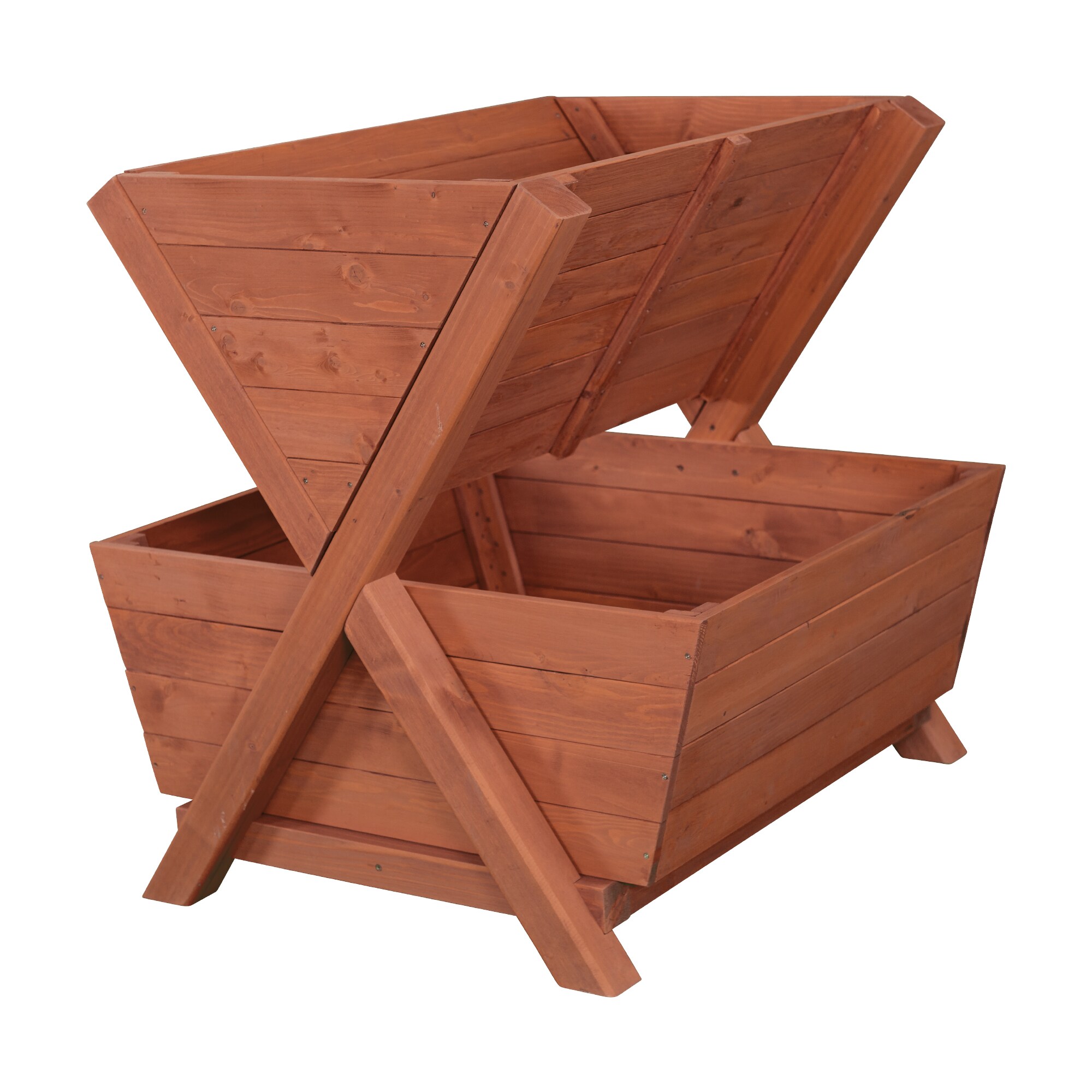 Better-Gro 4-in W x 4-in H Natural Wood Basket