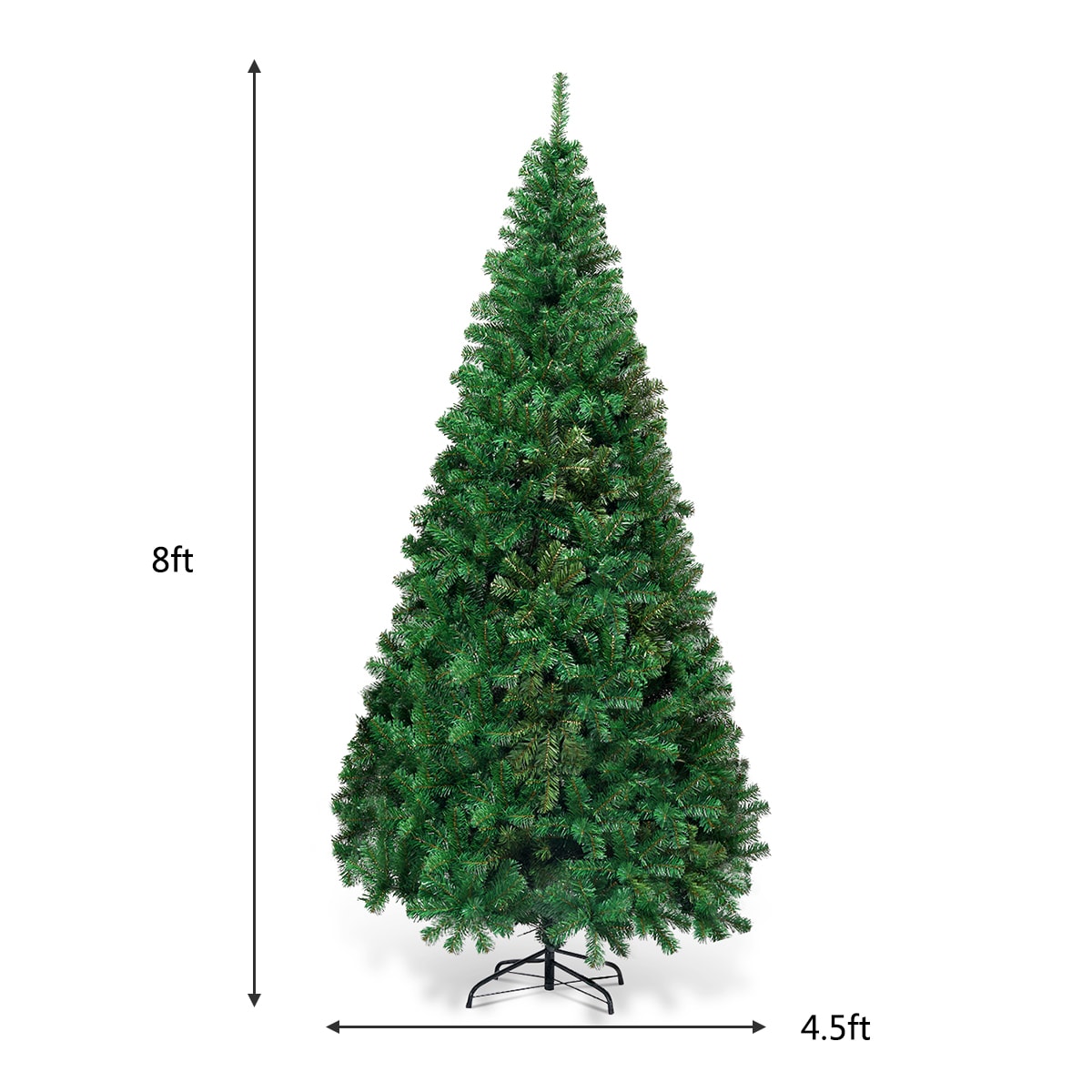 WELLFOR 8-ft Artificial Christmas Tree at Lowes.com