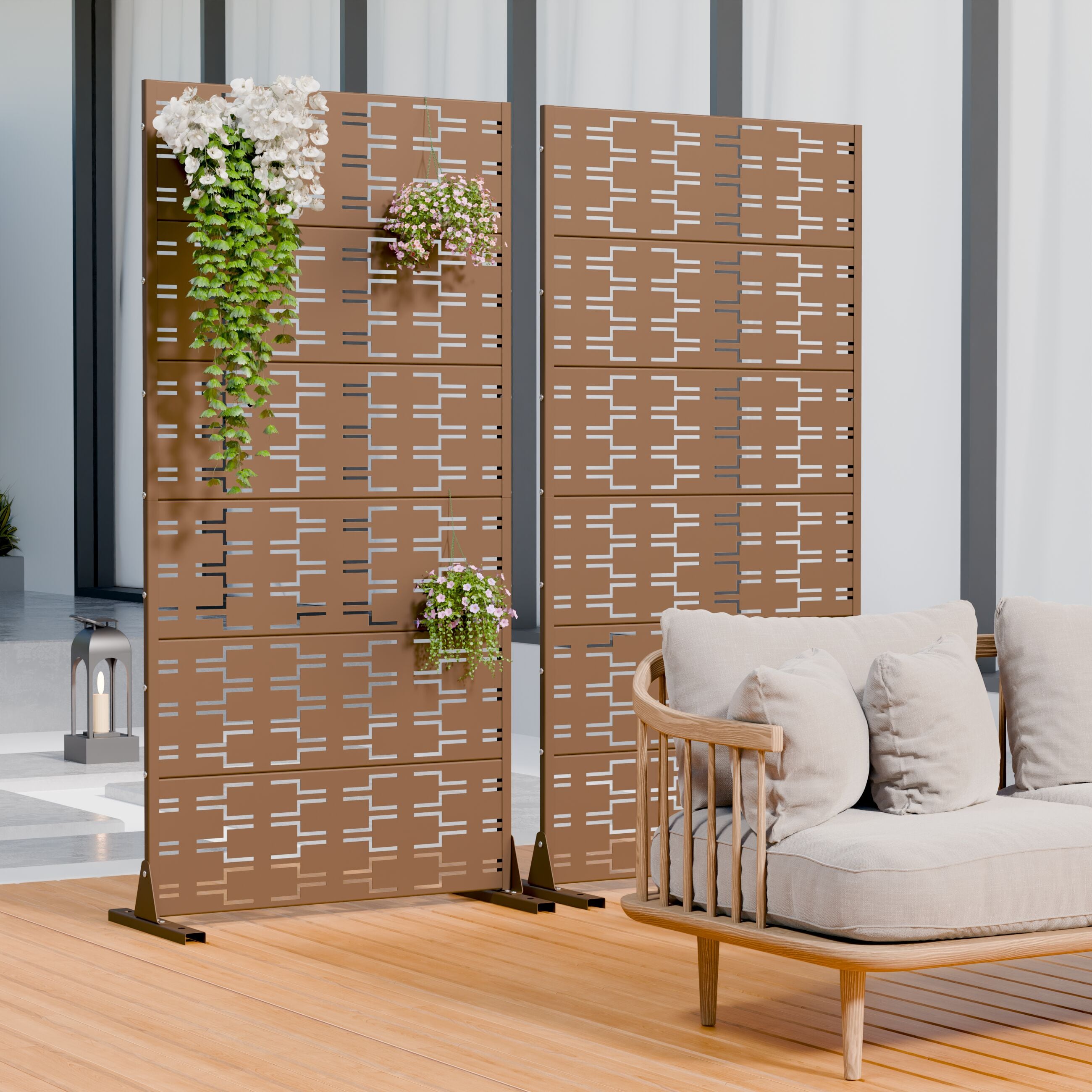 Wooakway L20609-604A44 Outdoor-Privacy-Screen - View #4