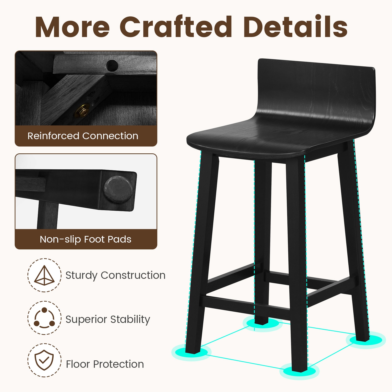  ID11387DK stools - View #8