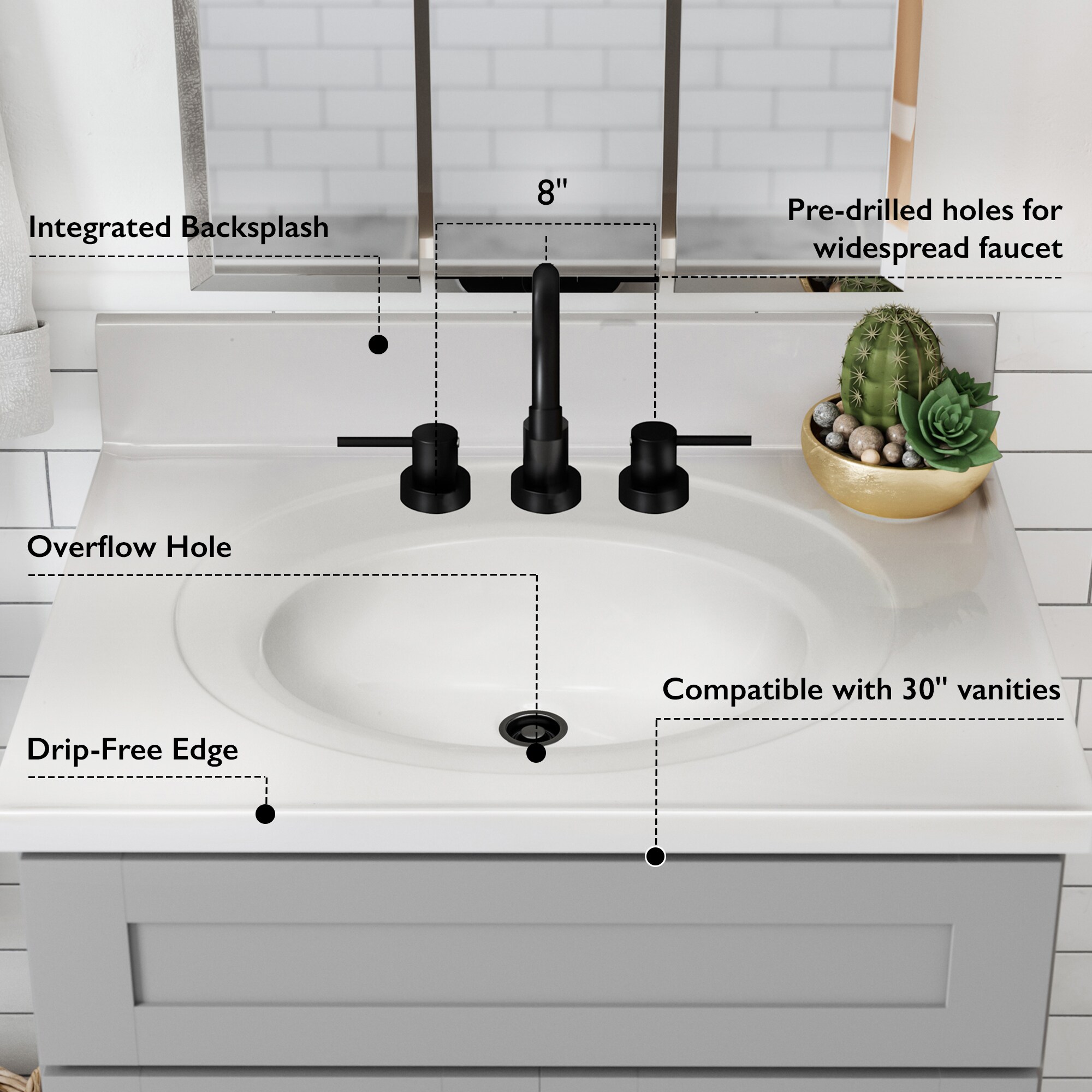 Design House 586362 Vanity-Tops - View #3