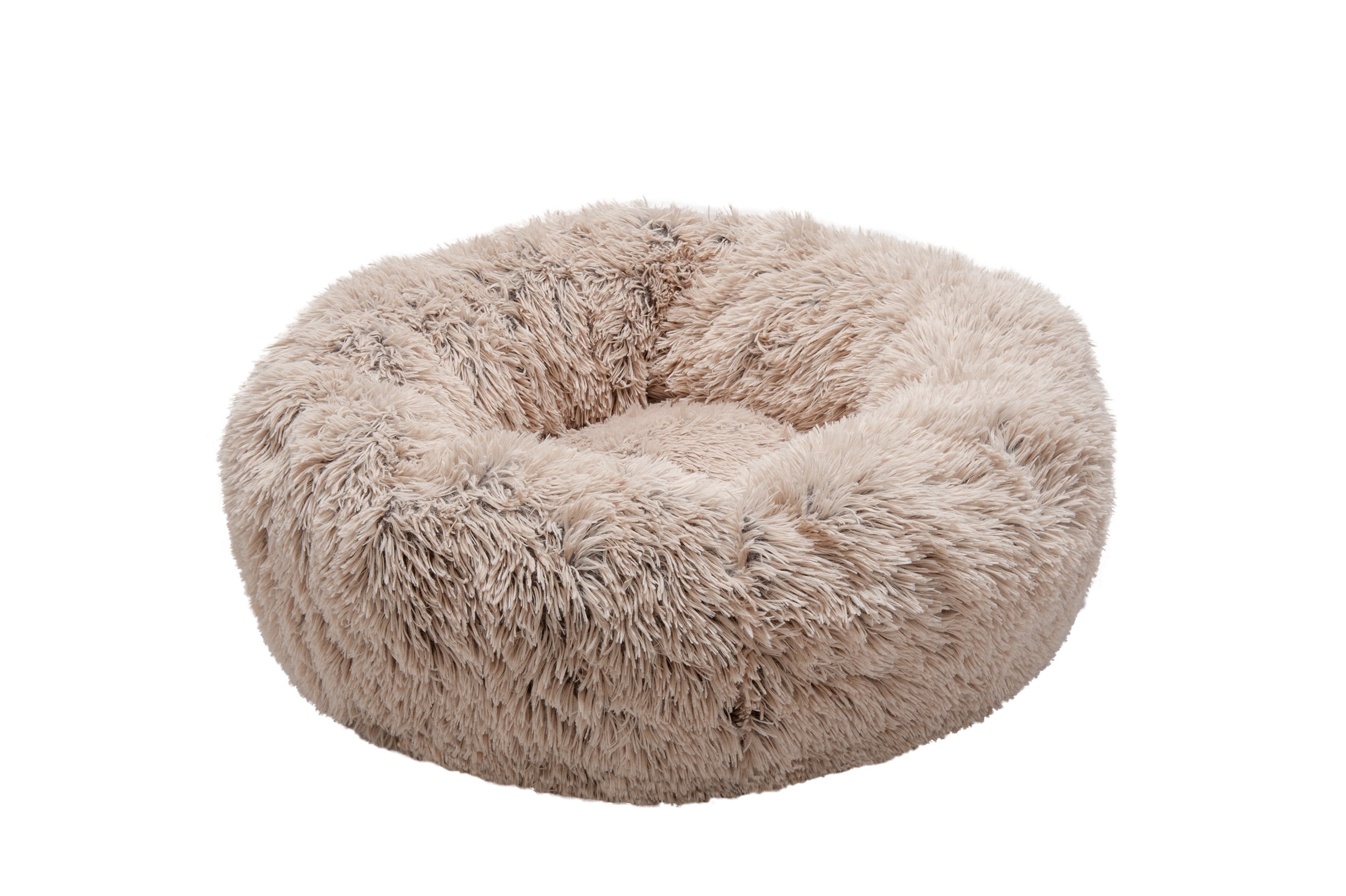 FurHaven 29254543 Round Taupe Polyester Pillow Dog/Cat Bed ( Small )