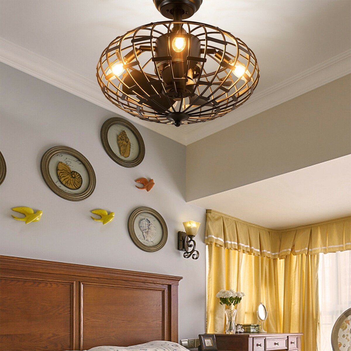WELLFOR DFJ10066US-DK Ceiling-Fans - View #8