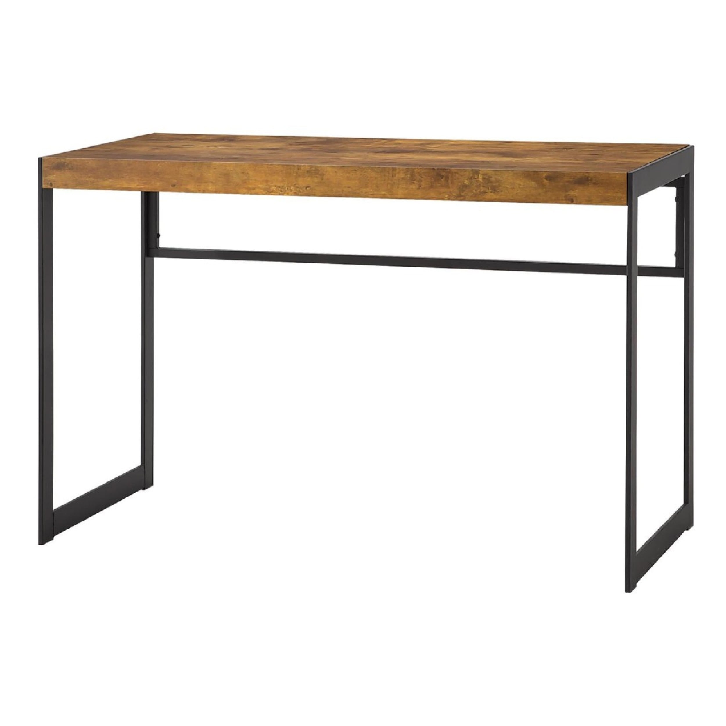 Benzara BM172225 46.5-in Brown Modern/Contemporary Bamboo Writing desk
