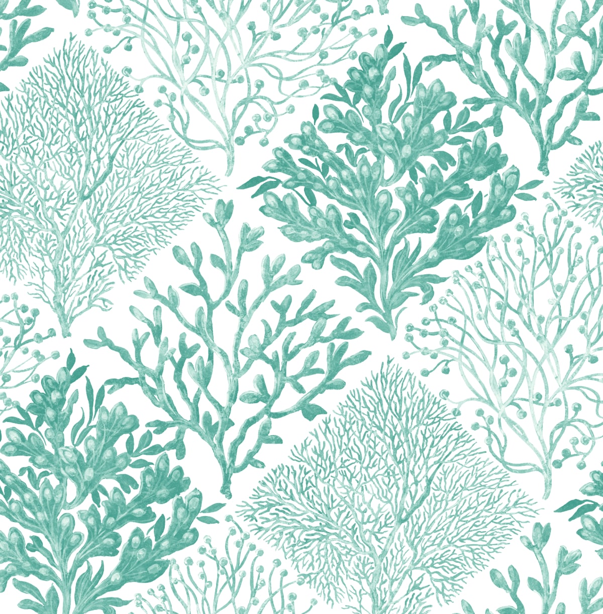 NextWall NW45806 30.75-Sq. Feet Seaglass Vinyl Novelty Self-adhesive Peel and Stick Wallpaper