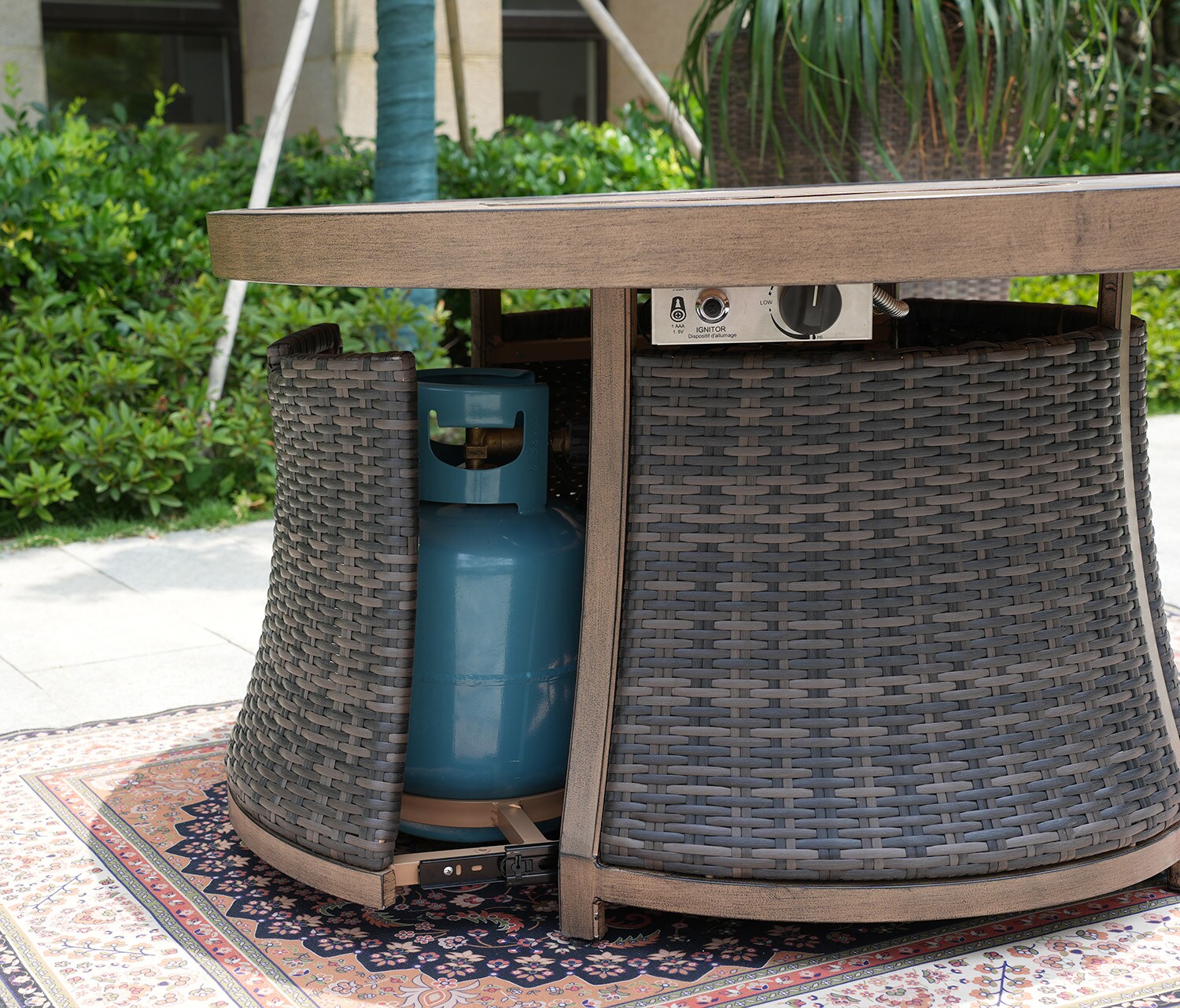 Direct Wicker DWG3R521E-BR Outdoor-Gas-Firepits - View #4