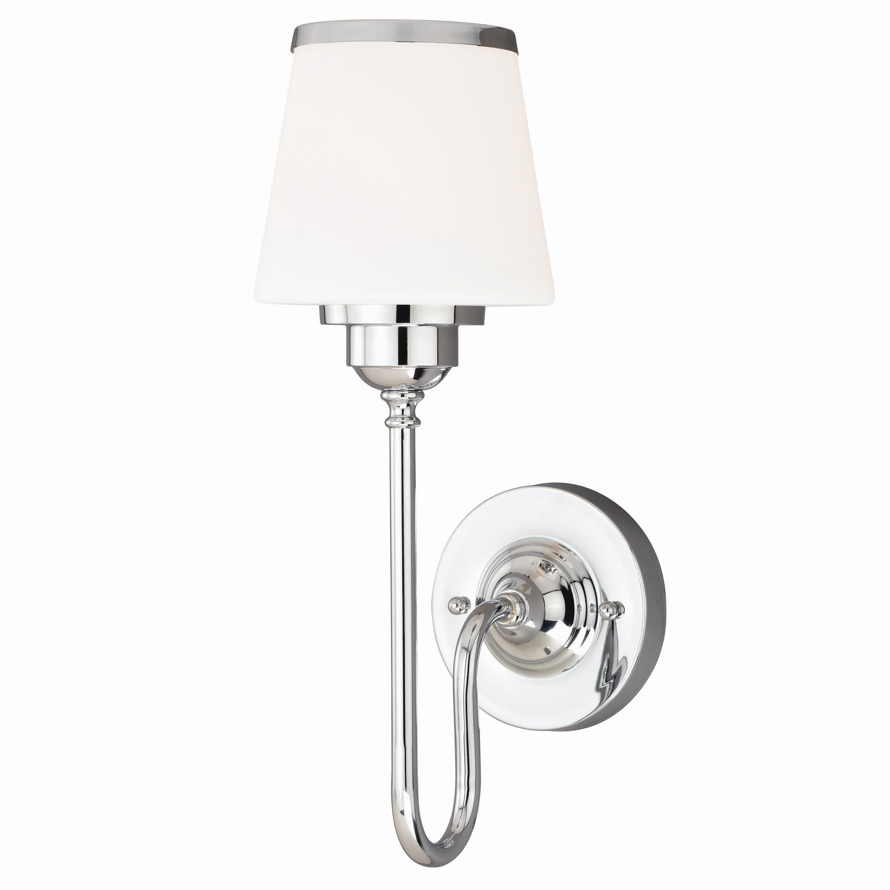 Cascadia W0202 Kelsy 1-Light Chrome Transitional Vanity Light