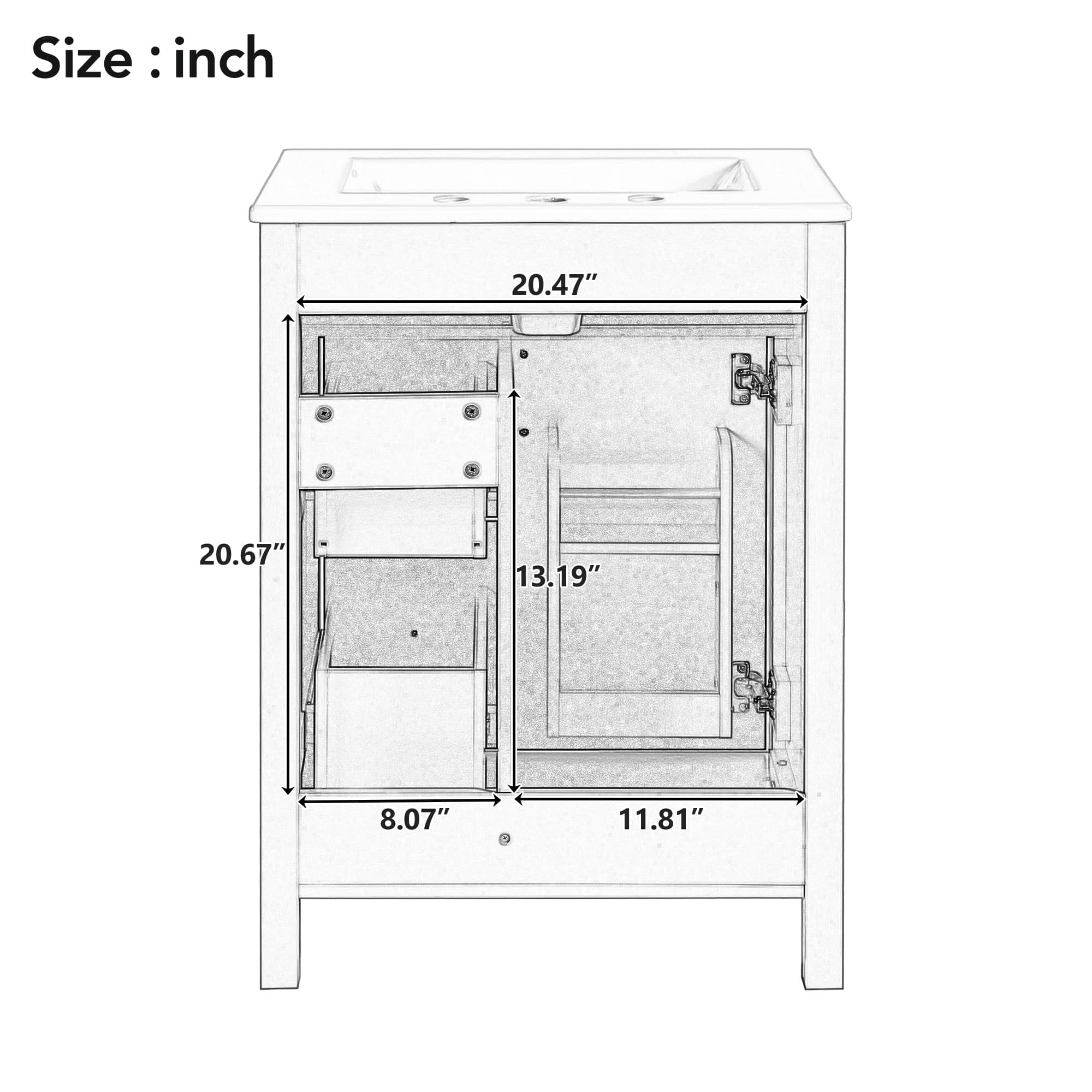 Vynxaria LESX1189-DJBV-XST036 Bath-Vanity-Combo - View #10