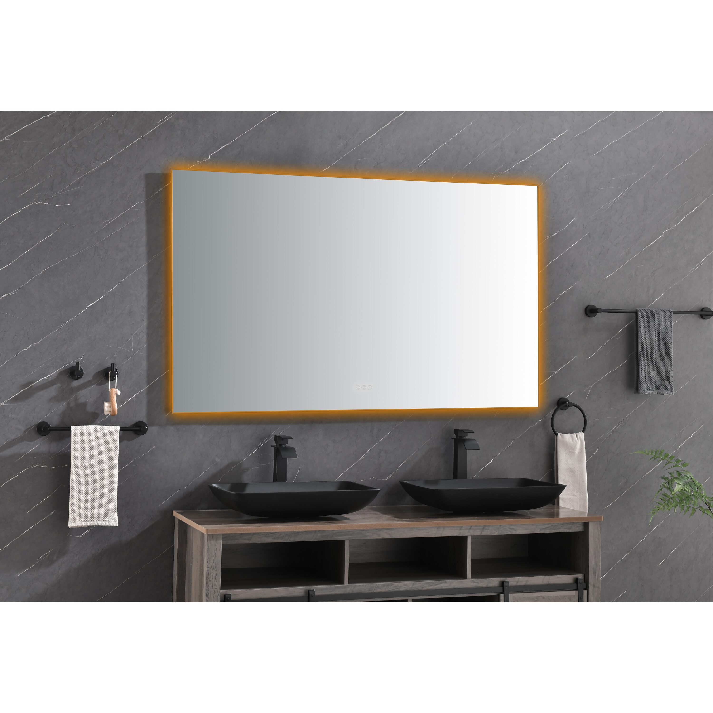 Bayfeve BF-281592-MIR Framed-Bath-Mirrors - View #7