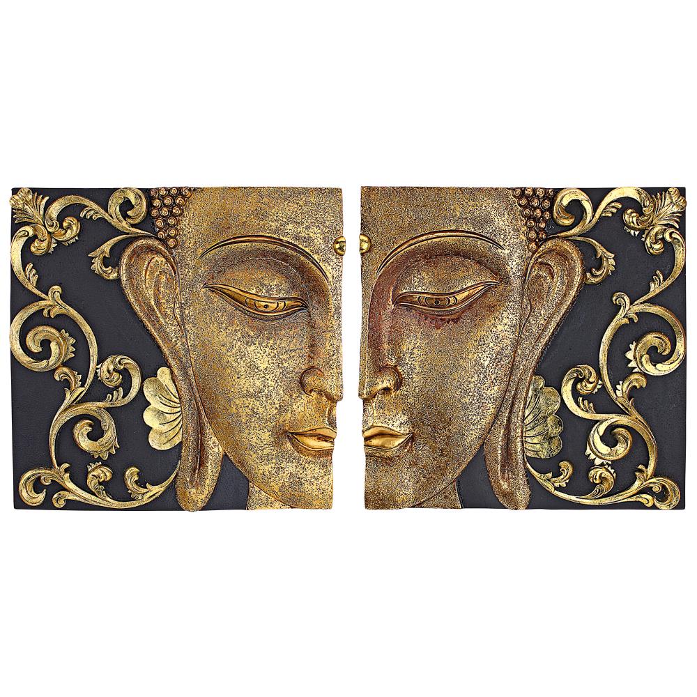 Design Toscano QS29068 10.5-in W x 10.5-in H Resin Arch Angels/Saints Abstract Wall Sculpture