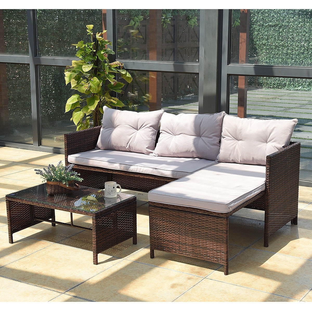 Slickblue D-CO-53585WH Patio-Conversation-Sets - View #2