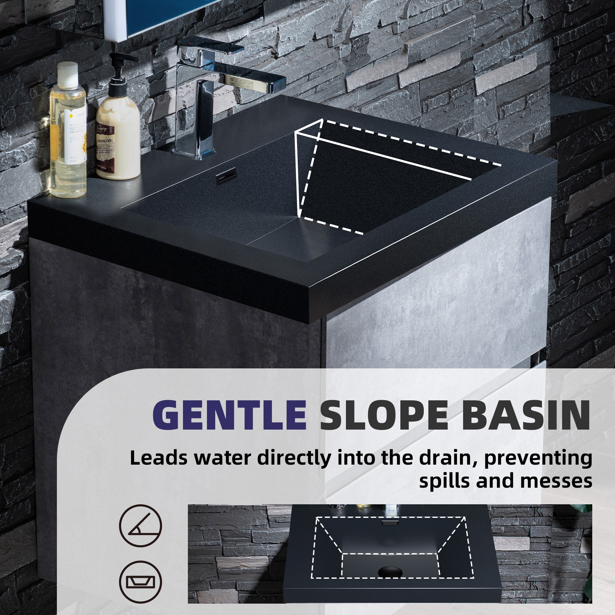 Woodbridge LVT1410 Bath-Vanity-Combo - View #5