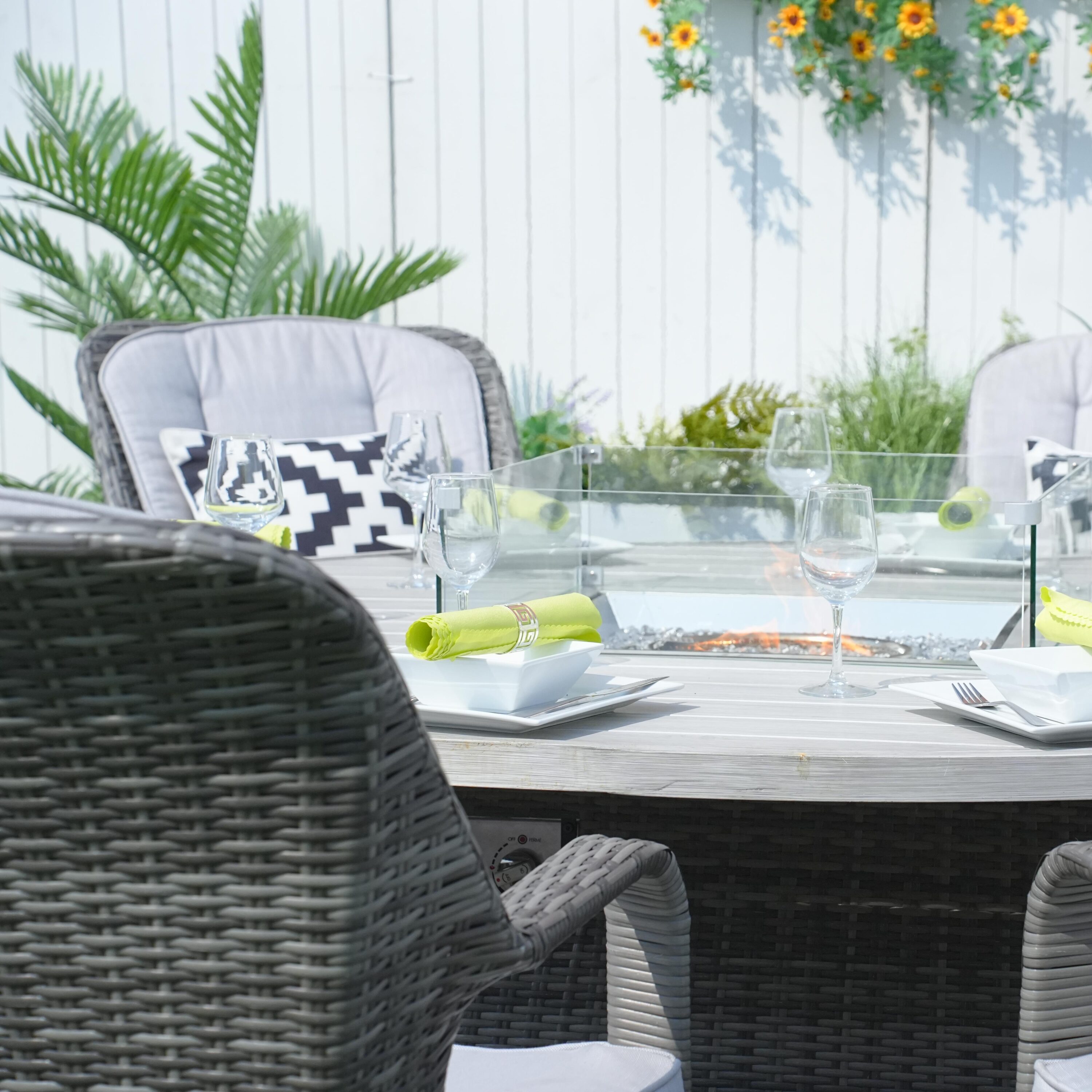 Direct Wicker DWG-1108A-GR Patio-Dining-Sets - View #6