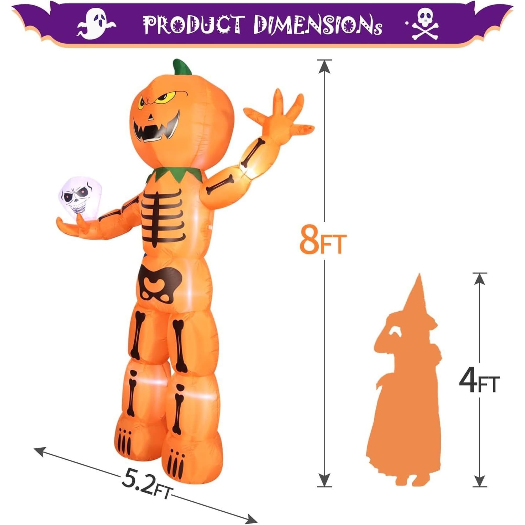 OGETFUUR L5MJA719HDI19 Outdoor-Halloween-Decor - View #2
