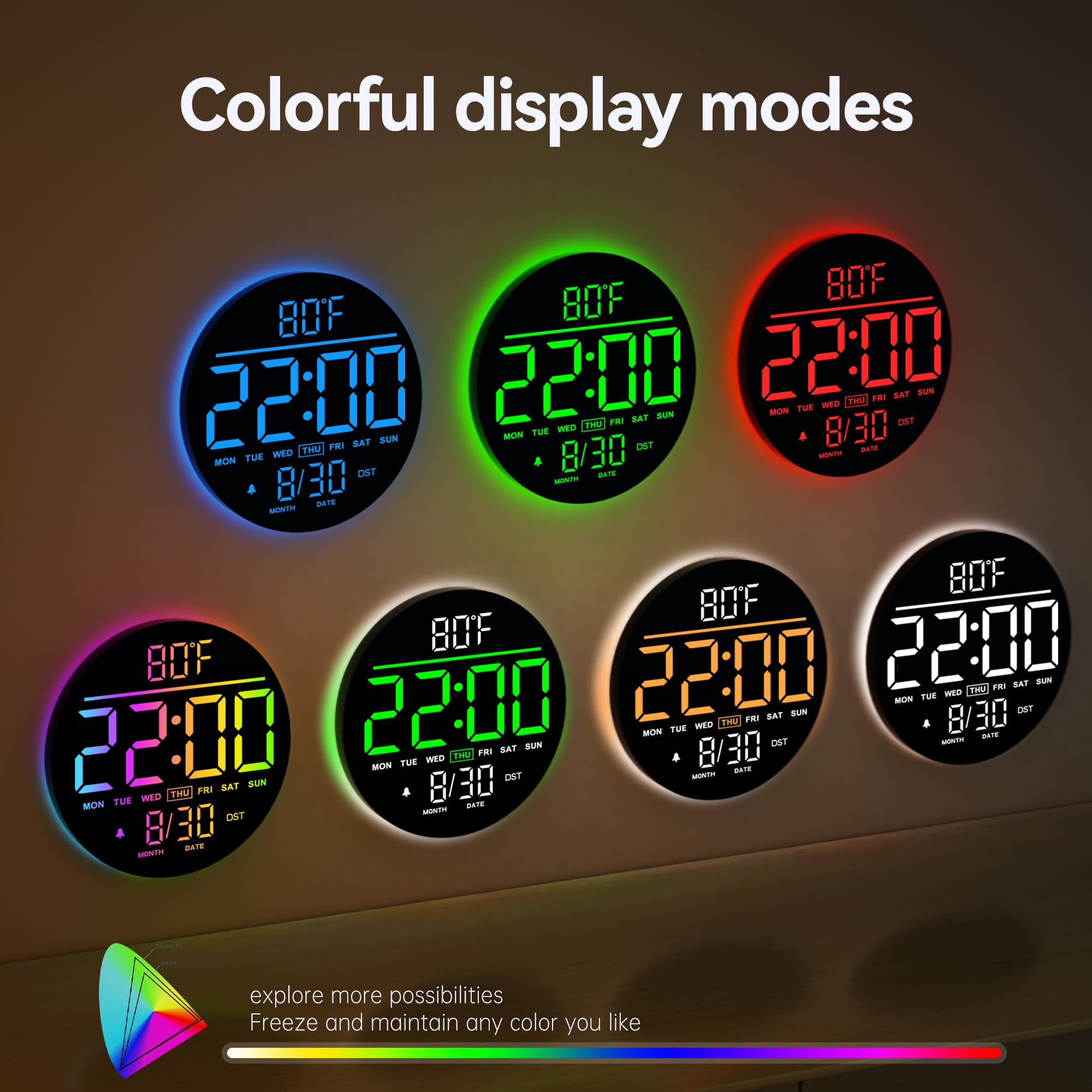 JALL PH10-BLUE Indoor-Outdoor-Clocks - View #8