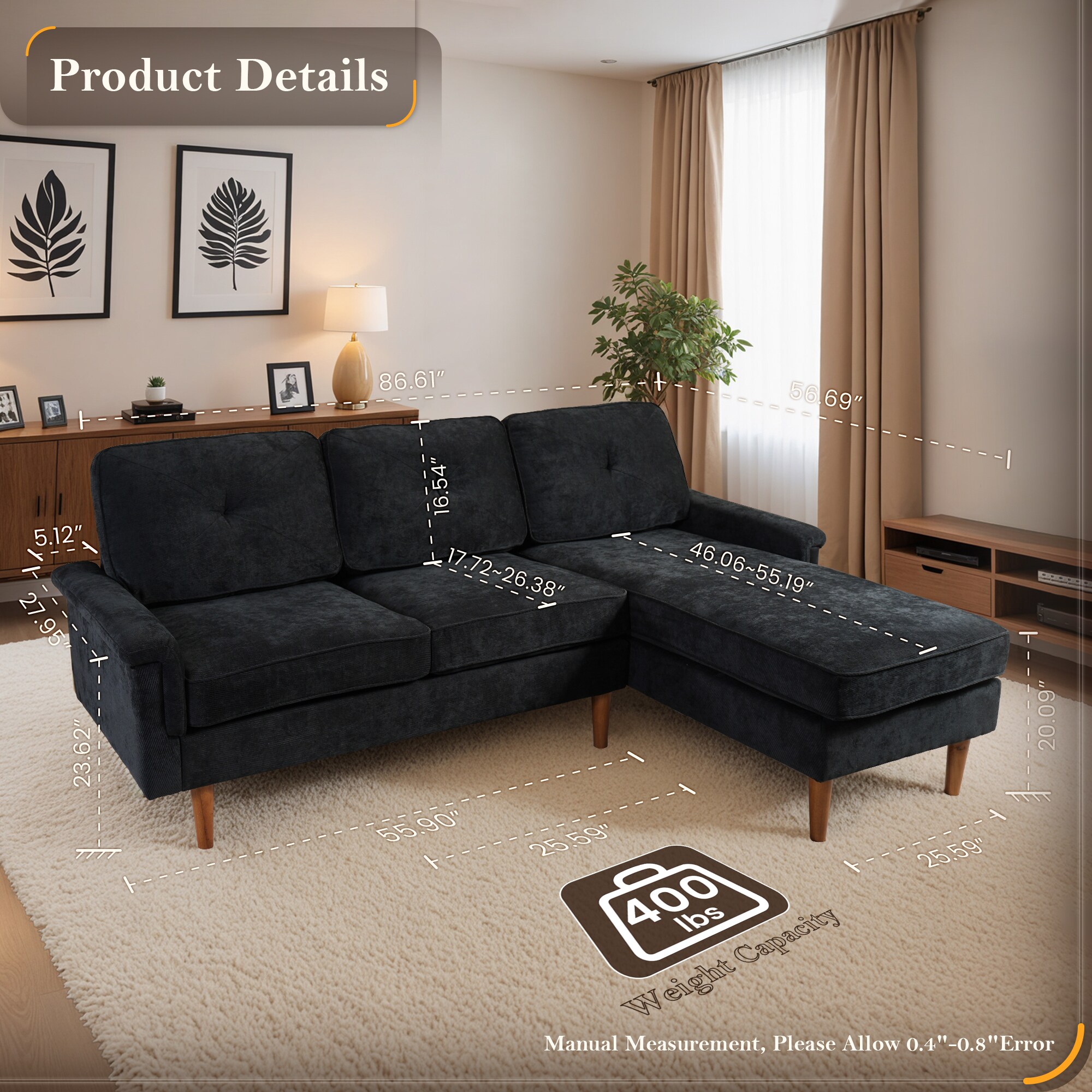 ALTRIGUS 6L-NOPR400-AL Sofas-Loveseats - View #2
