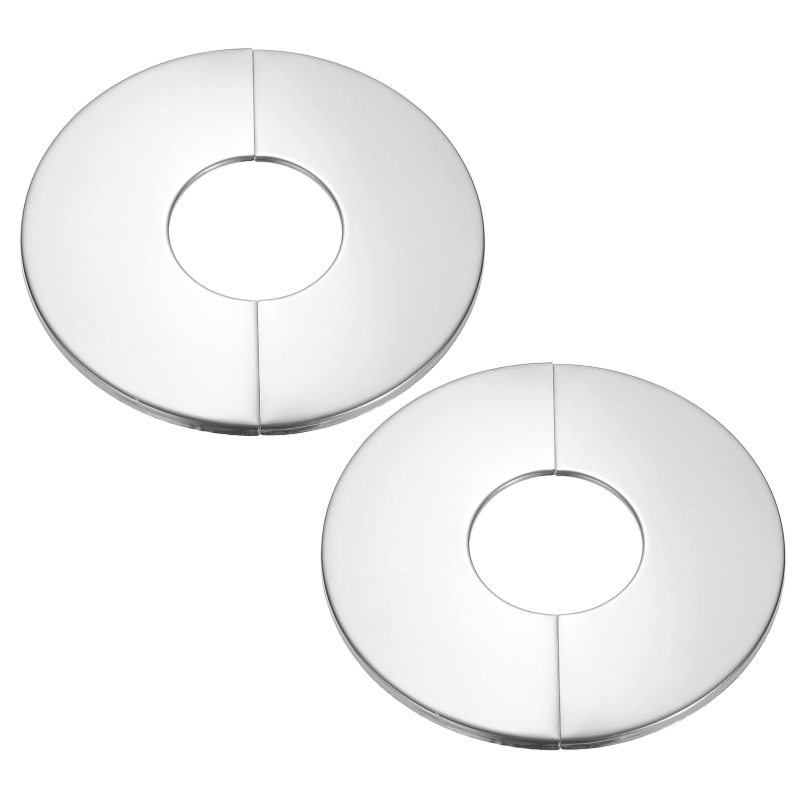 QUARKZMAN 4 stuks wandsplit-flens, ABS vierkante zelfklevende QUARKZMAN 4 stuks wandsplit-flens, ABS vierkante zelfklevende
