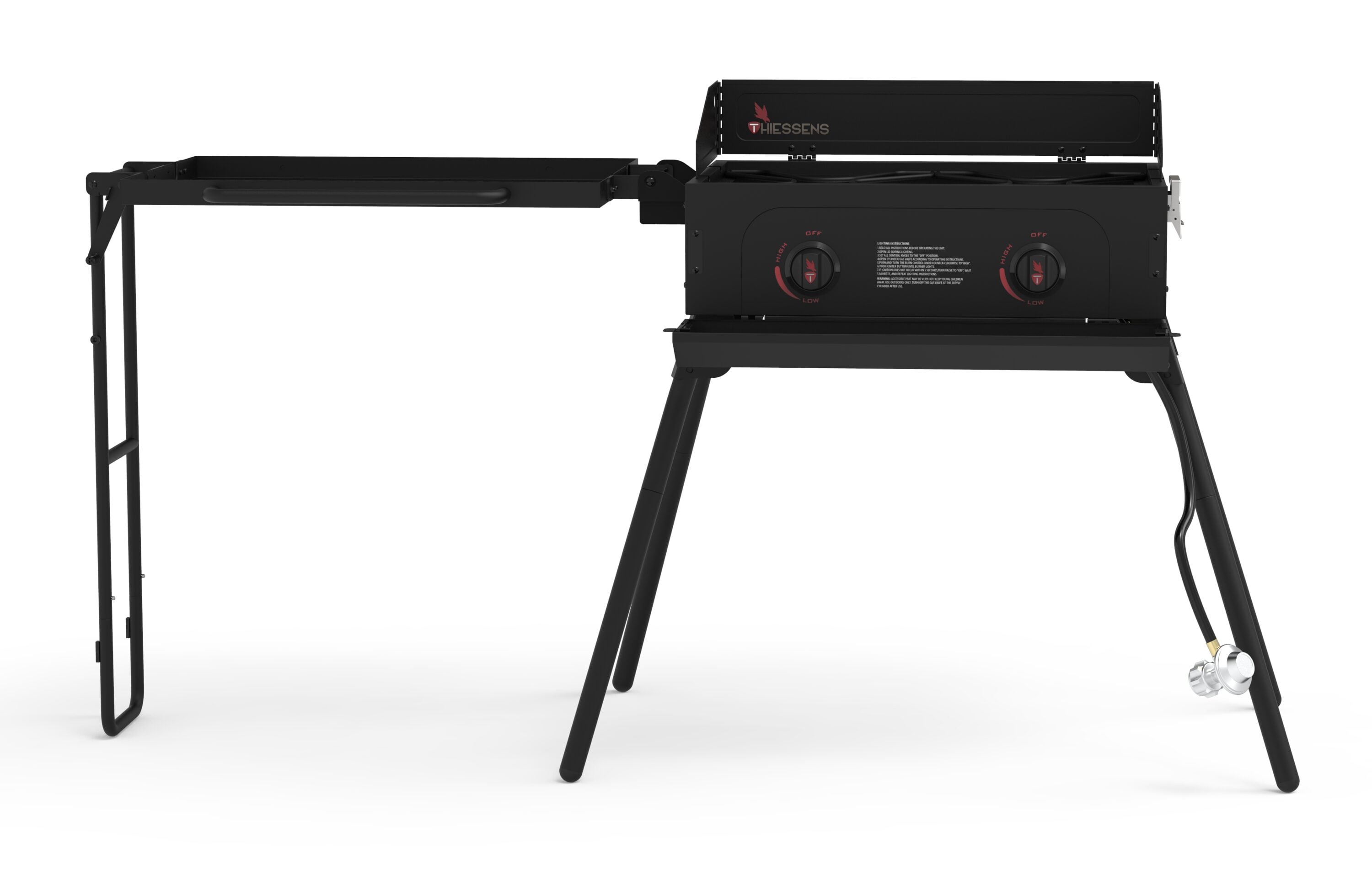 Thiessens 58210 Black 2 -Burner Liquid Propane Gas Grill