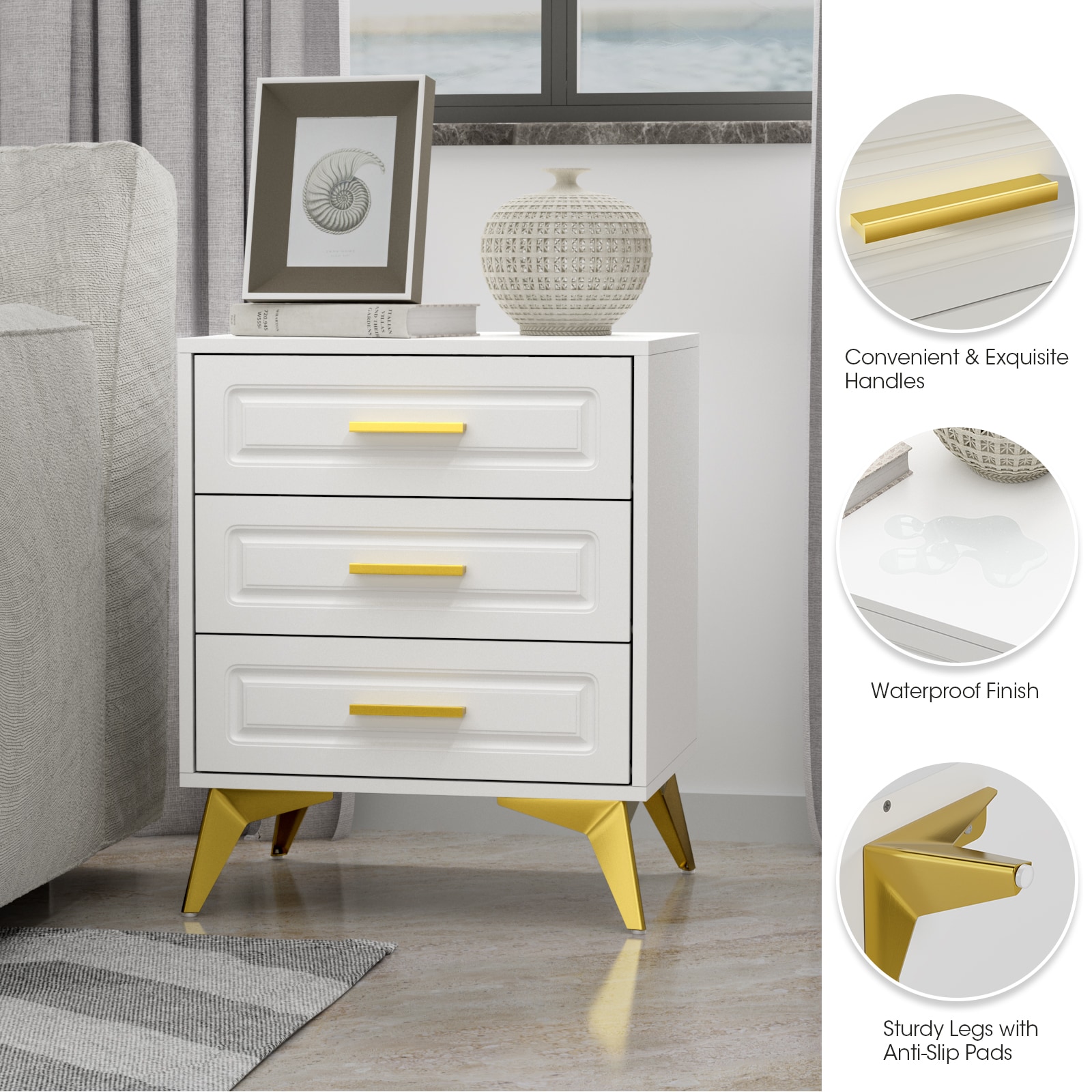 Delarpo H0079 nightstands - View #7