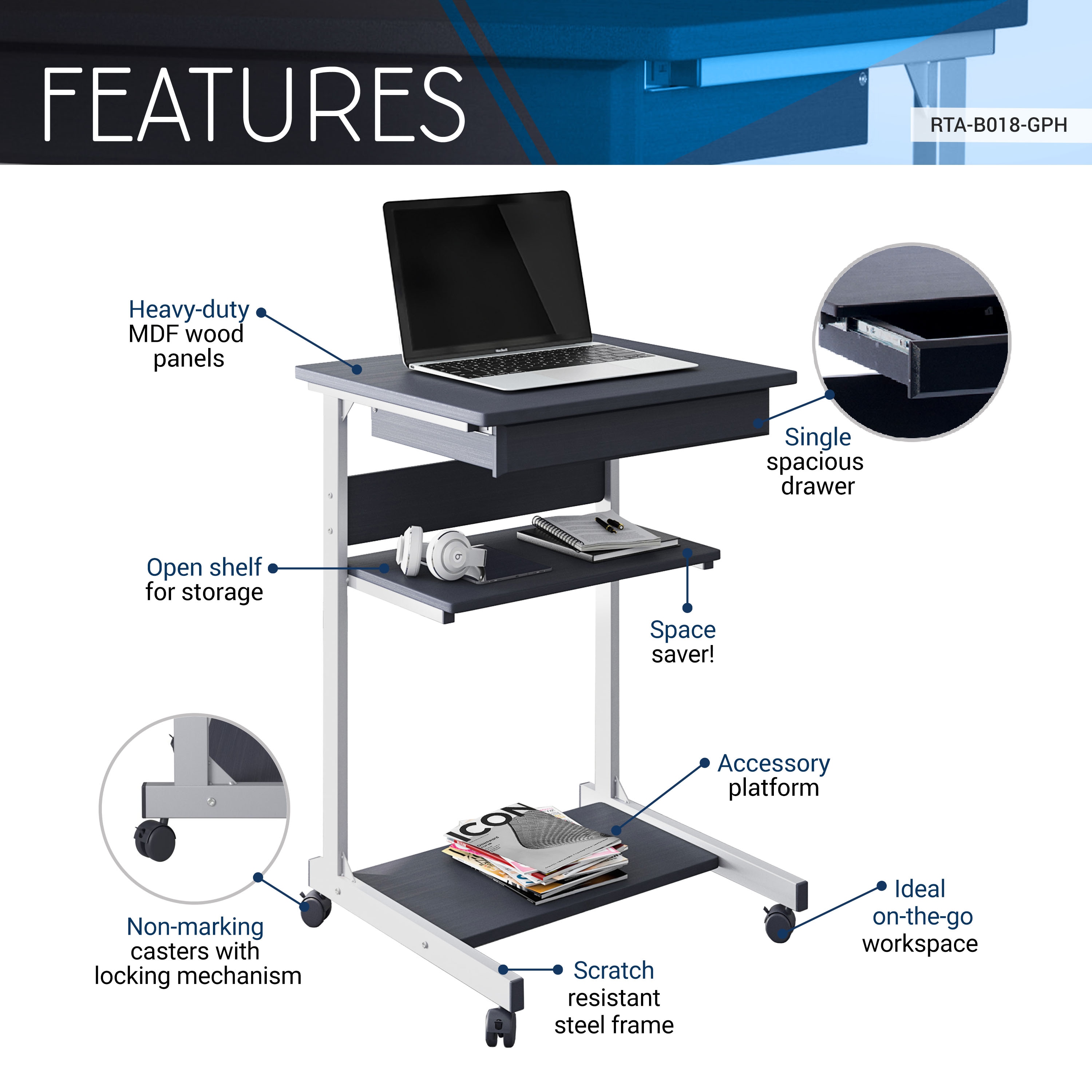LOVMOR SF-R-RTA-B018-GPH06 desks - View #3
