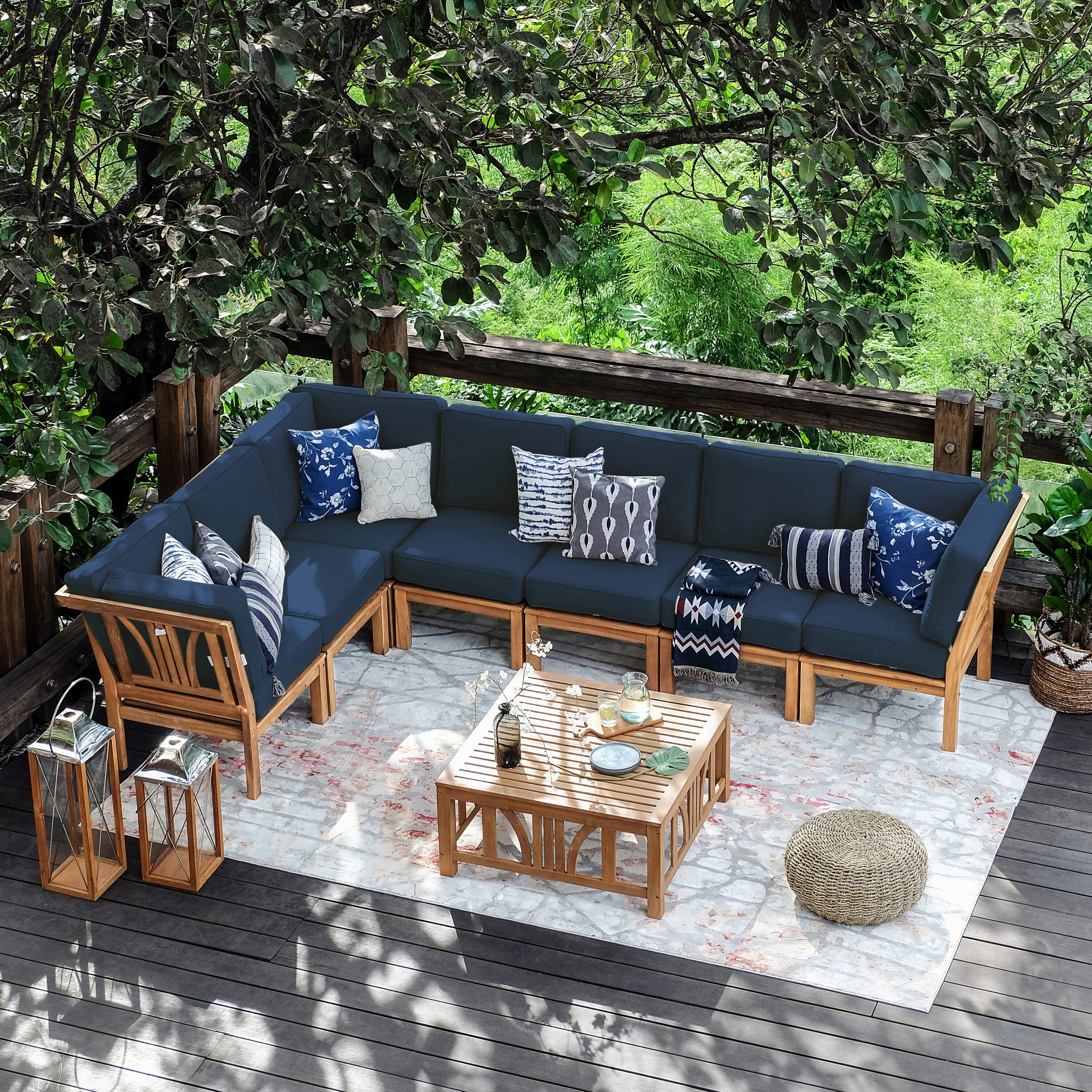 Cambridge Casual 610105-TW-XX-NV-XX Patio-Conversation-Sets - View #7