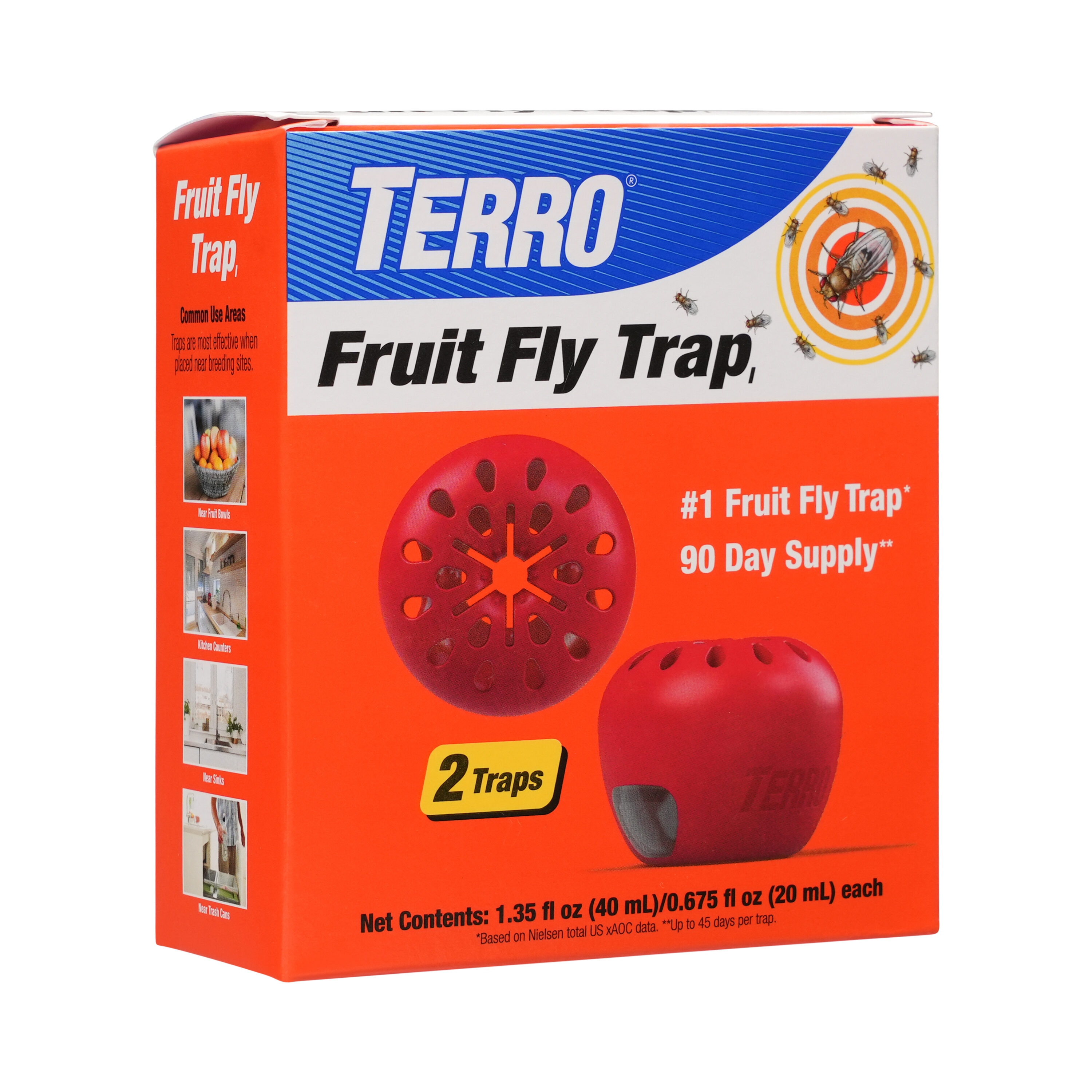Christmas Decorations 4 Packs Fruit Fly Traps for Kitchens Fruit Fly Trap  Indoor House Fly Trap Indoor