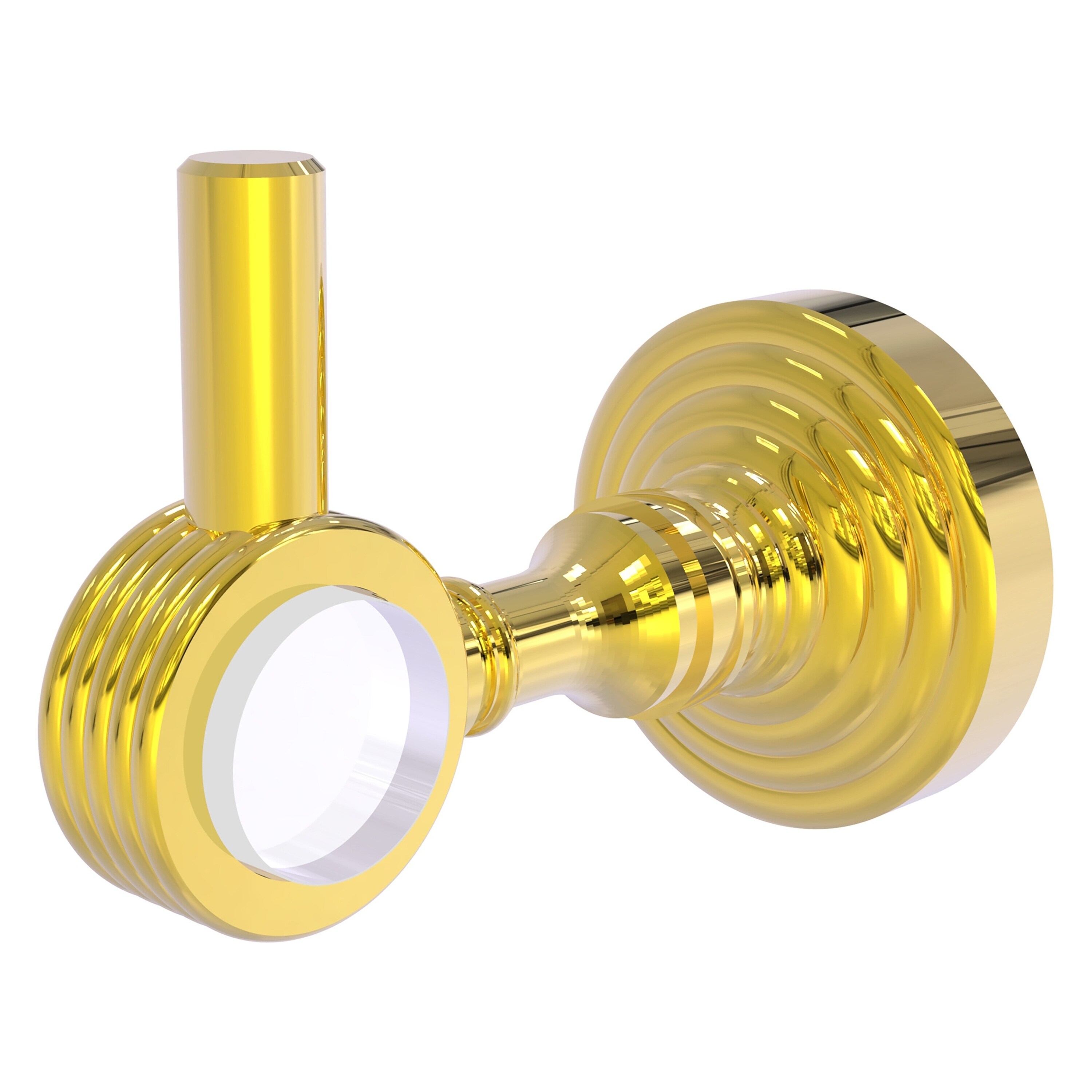 Allied Brass PG-20G-PB Pacific Grove Polished Brass Single -Hook Wall mount Towel Hook
