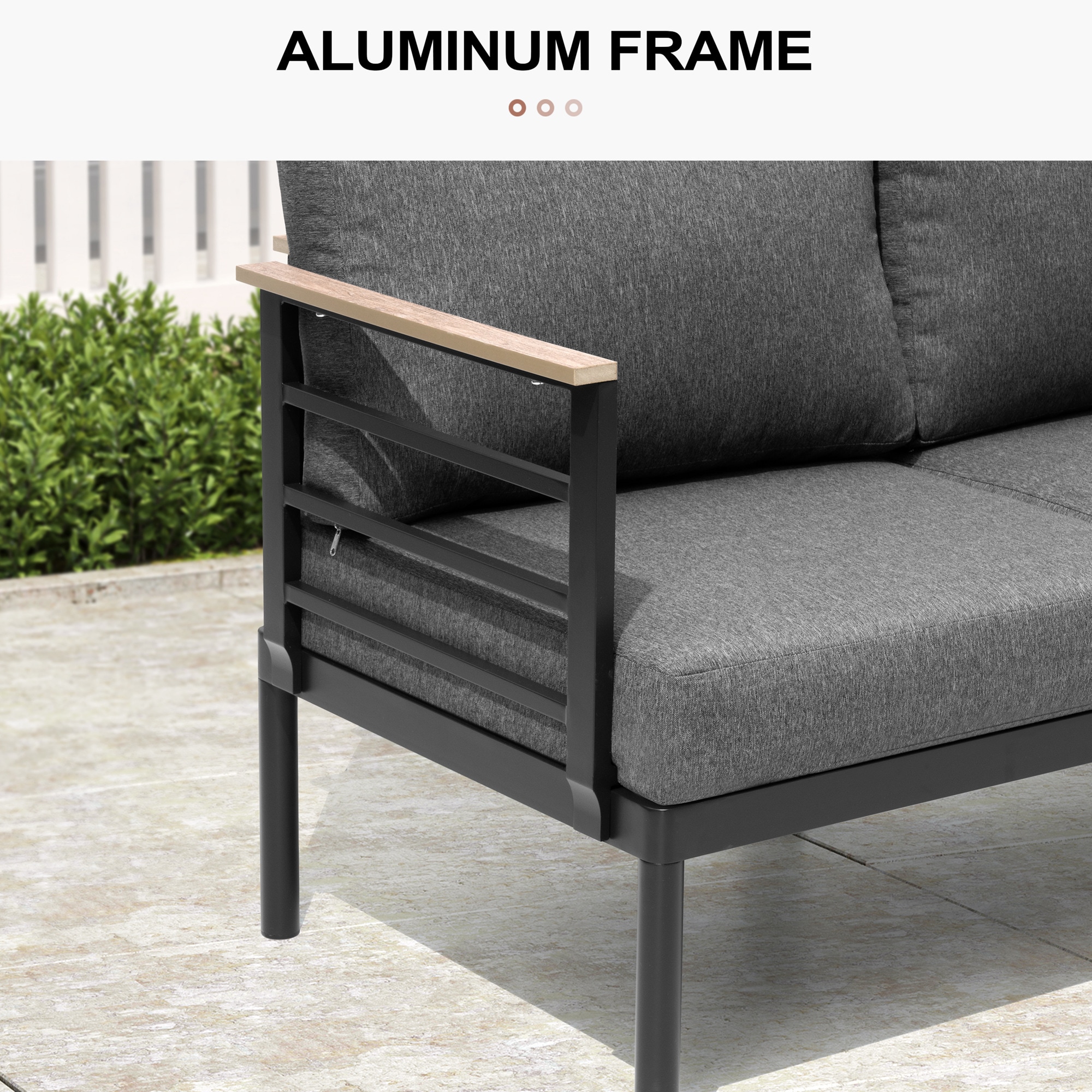Crestlive Products CL-SF009DGY-8 Patio-Sofas-Daybeds - View #5