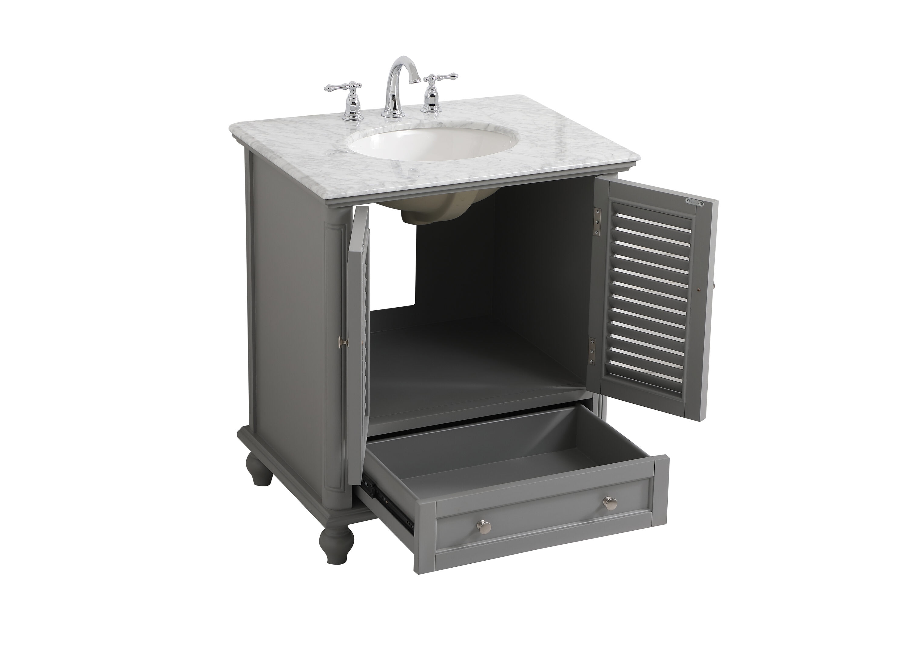 Elegant Decor HF91590GR Bath-Vanity-Combo - View #10