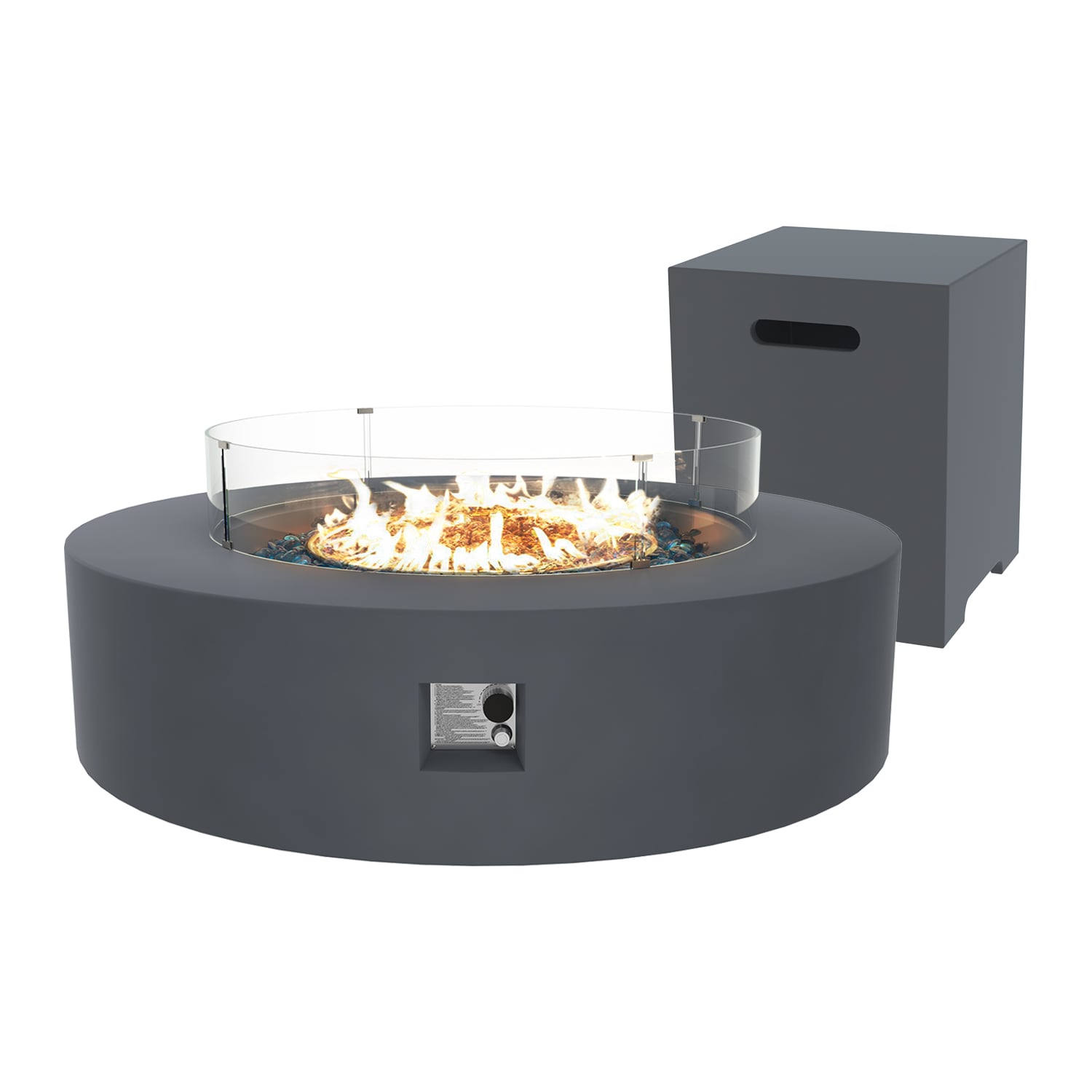 UPHA 42M-BLZWST-DK Outdoor-Gas-Firepits - View #2