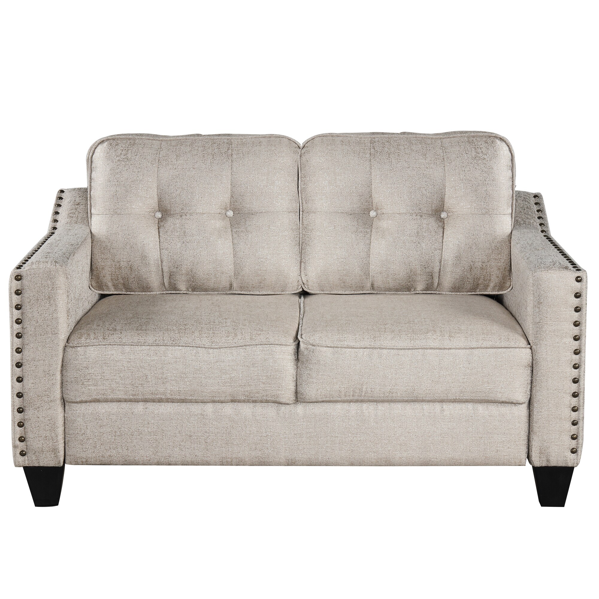 77.2 Upholstered Sofa with Piping Edge Arms Seat cushions and back cushions