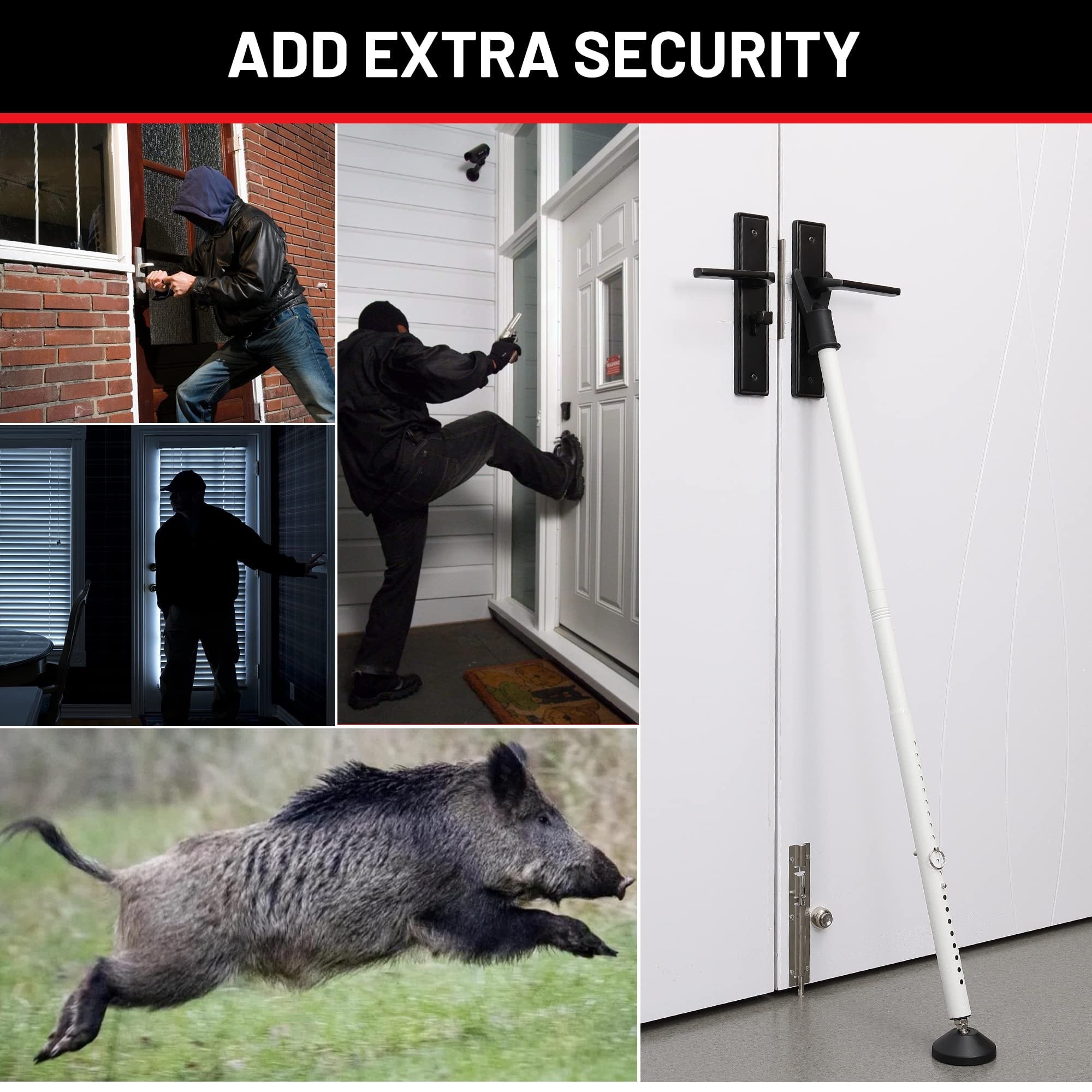 Numhew NHWILL93222 Door-Security-Bars - View #2