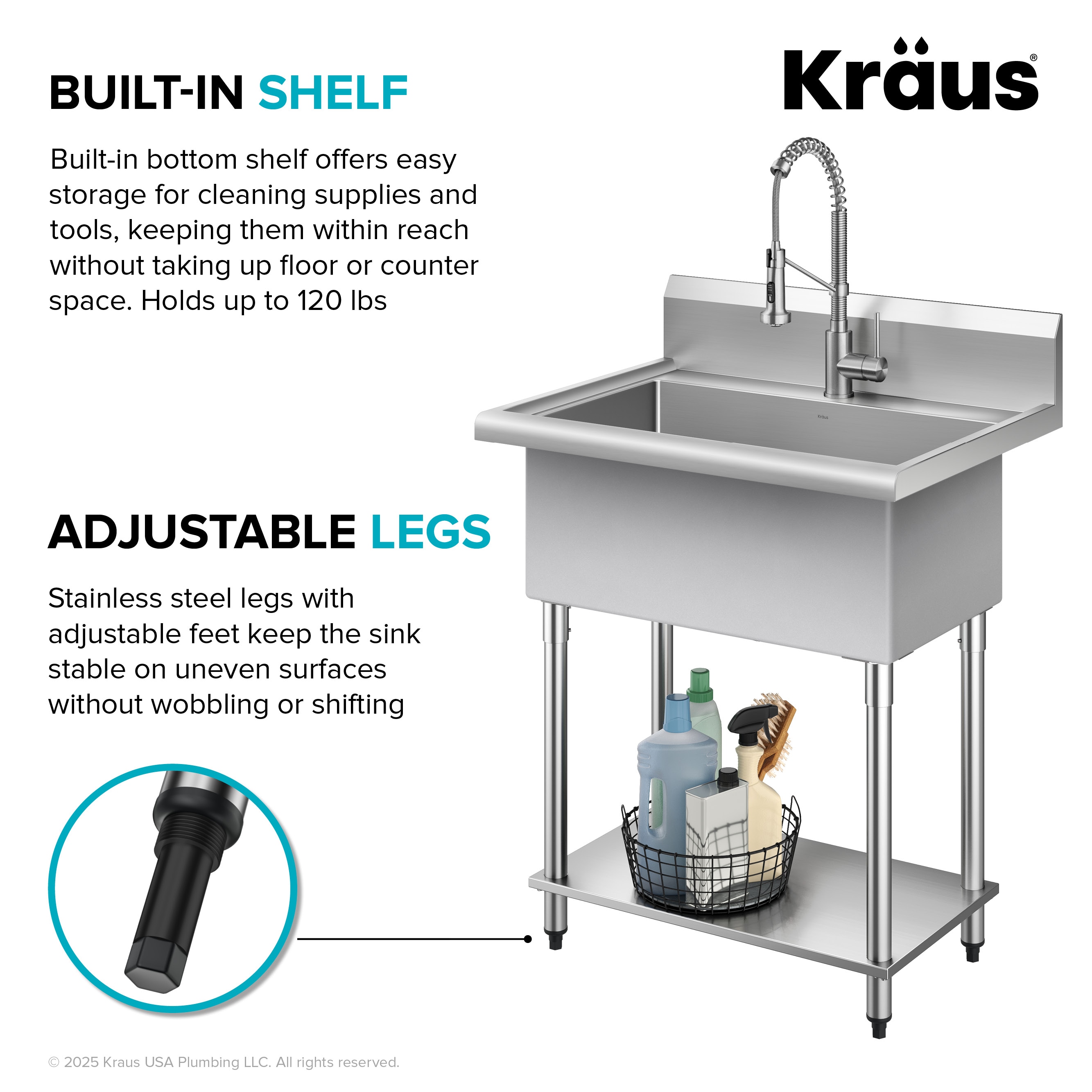 Kraus KHS230-32 Laundry-Tubs-Utility-Sinks - View #10