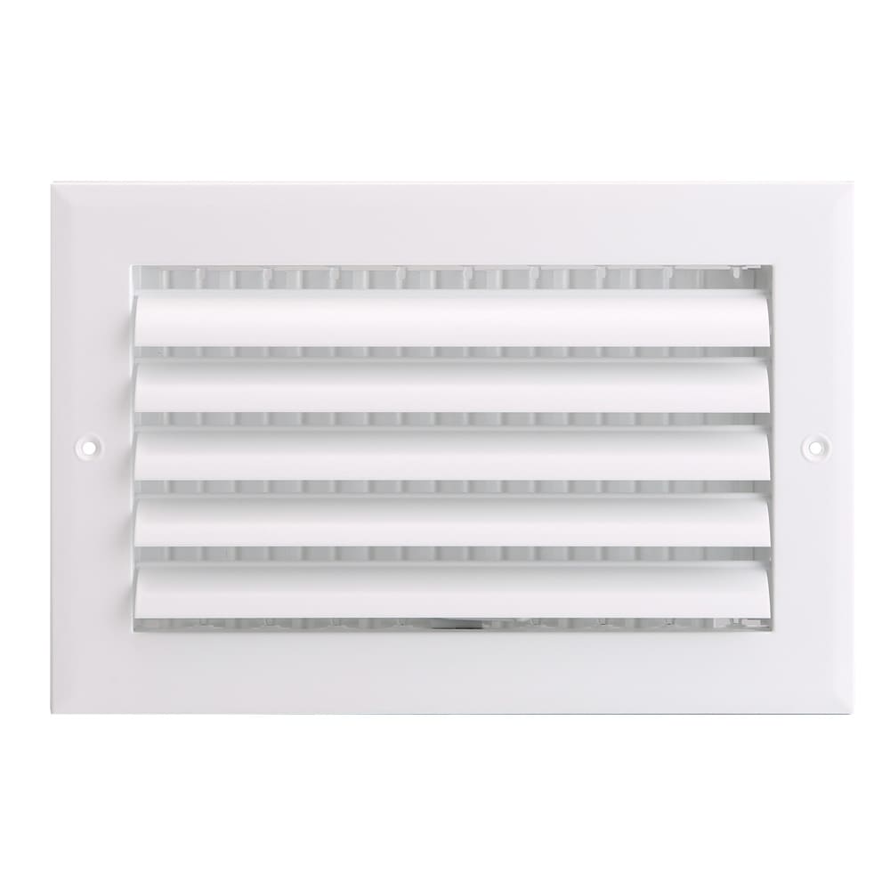 RELIABILT 6311008WH 10-in x 8-in Adjustable Aluminum White Sidewall/Ceiling Register
