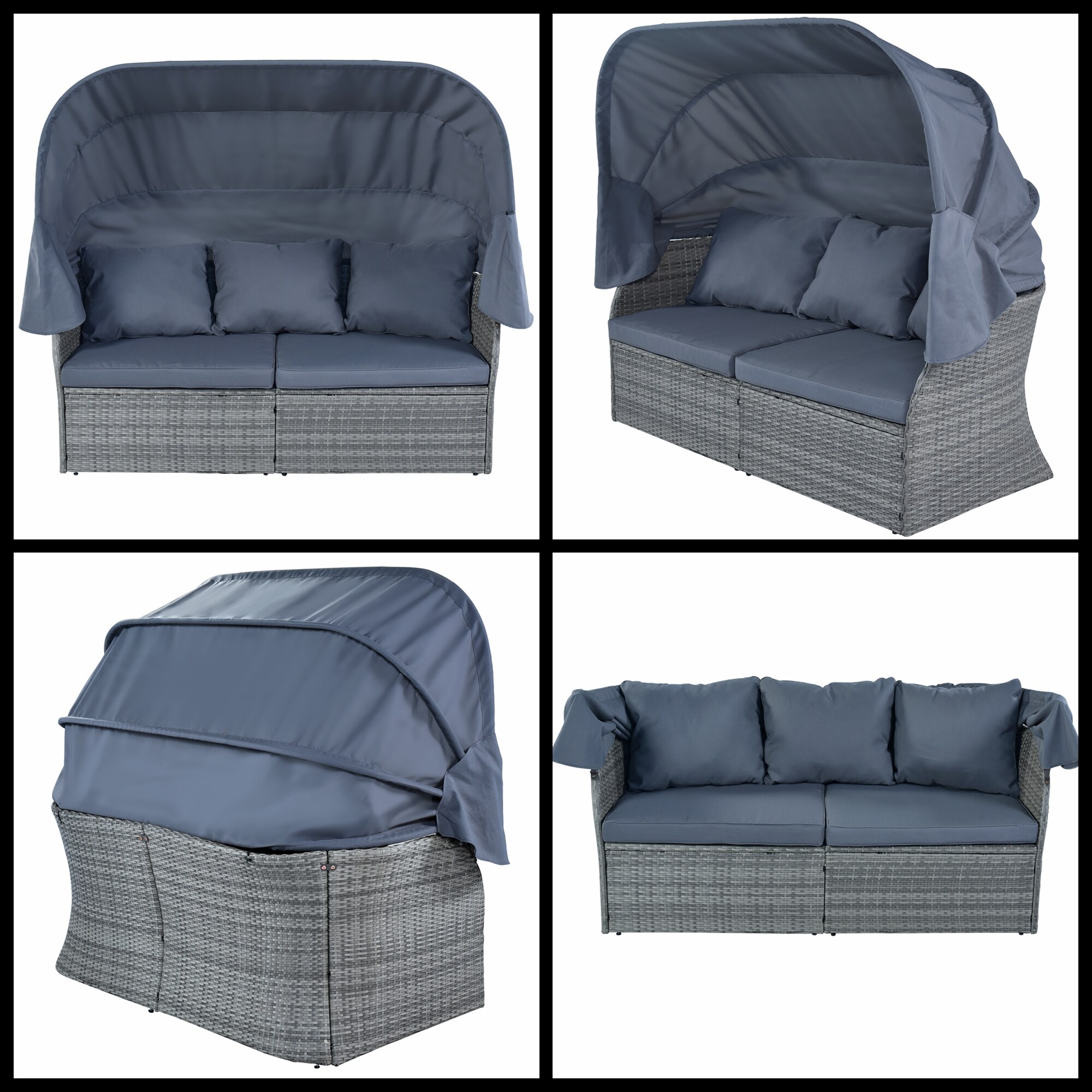 WELLFOR GGJOU002GY Patio-Sofas-Daybeds - View #8