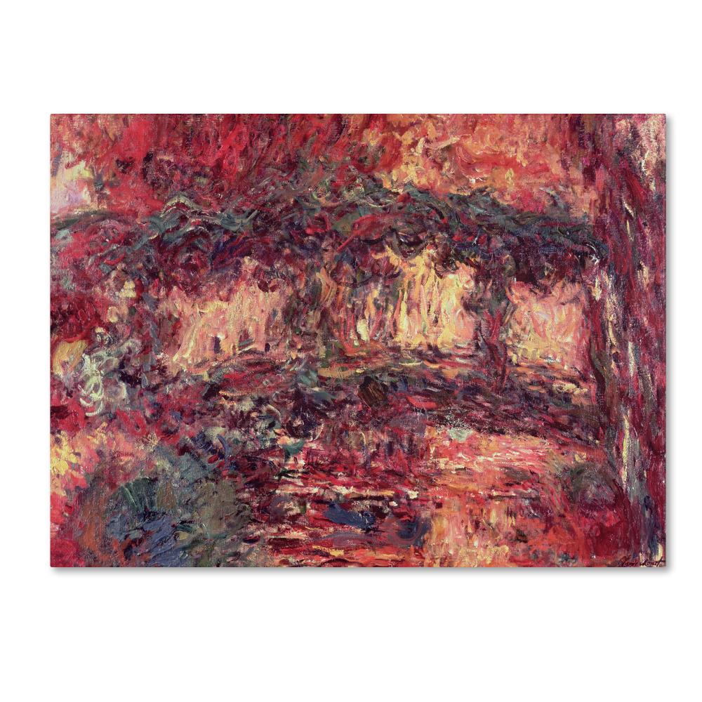 Trademark Fine Art BL0236-C2432GG Framed 24-in H x 32-in W Abstract Print on Canvas