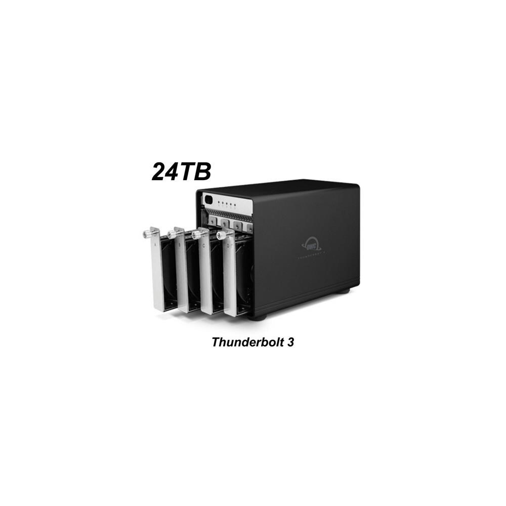  TCNCD342416 World Computing OWC-TB3SRT240S 24.0TB OWC ThunderBay 4 Four-Drive HDD with Dual Thunderbolt 3 Ports RAID-5 Preconfigured Solution